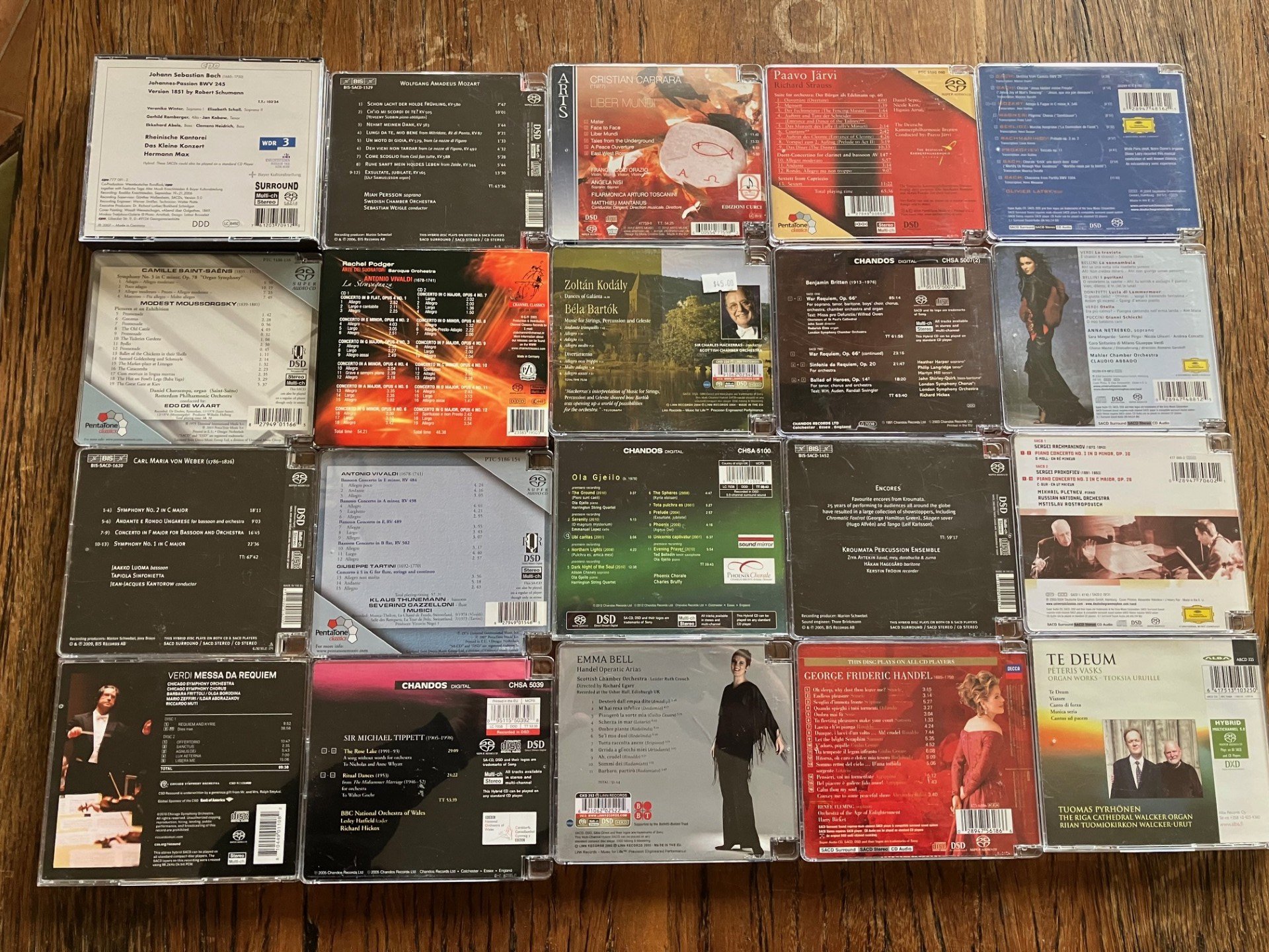 SACD Classical lot 1. SACD - CD / SACD - StereoNET