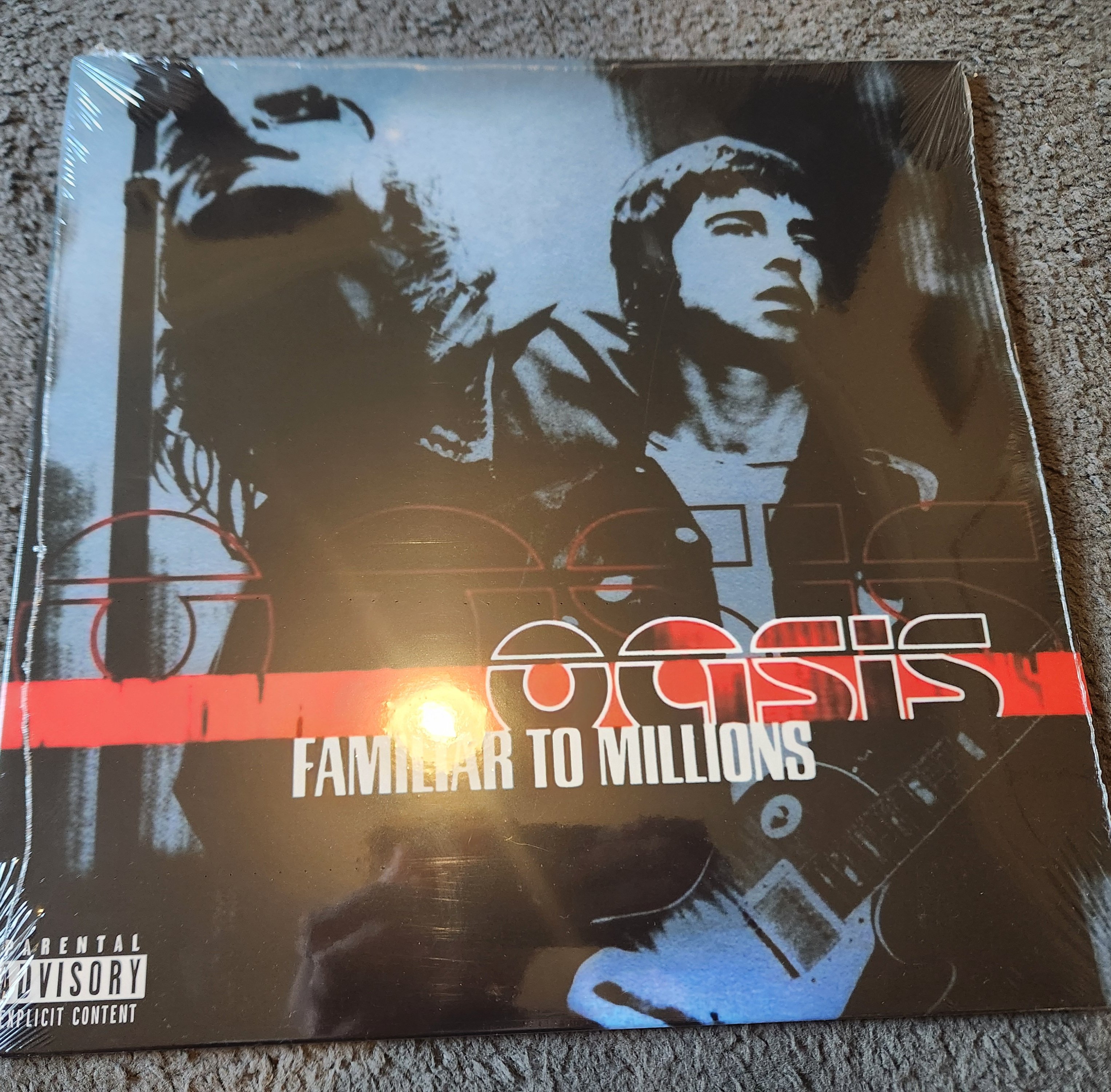 FS: OASIS - FAMILIAR TO MILLIONS 2LP - RED VINYL Vinyl Record