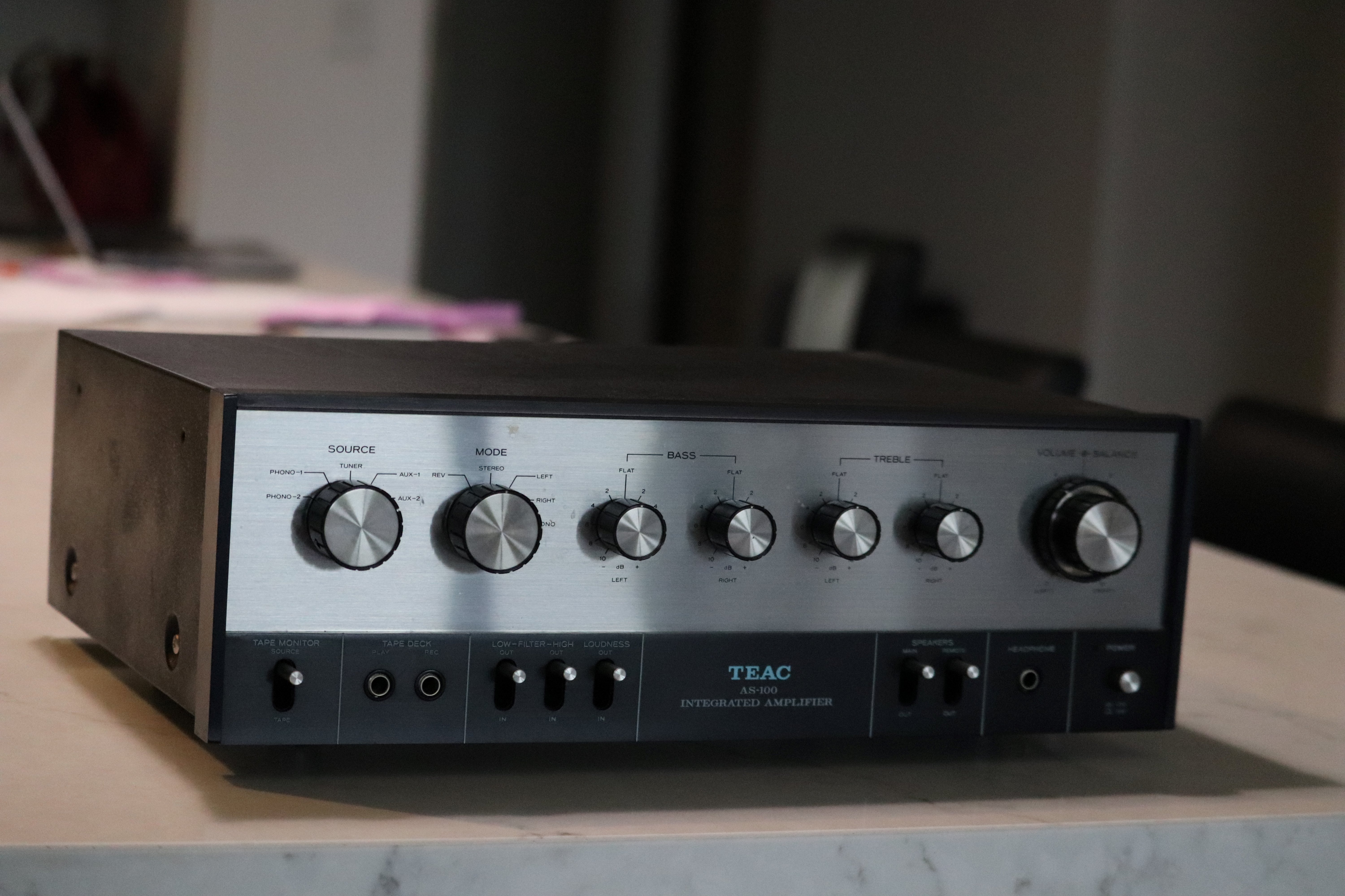 AMPLIFICATEUR STÉRÉO INTÉGRÉ TEAC A-R500 composant HiFi noir entièrement... EUR 29,49 - FR