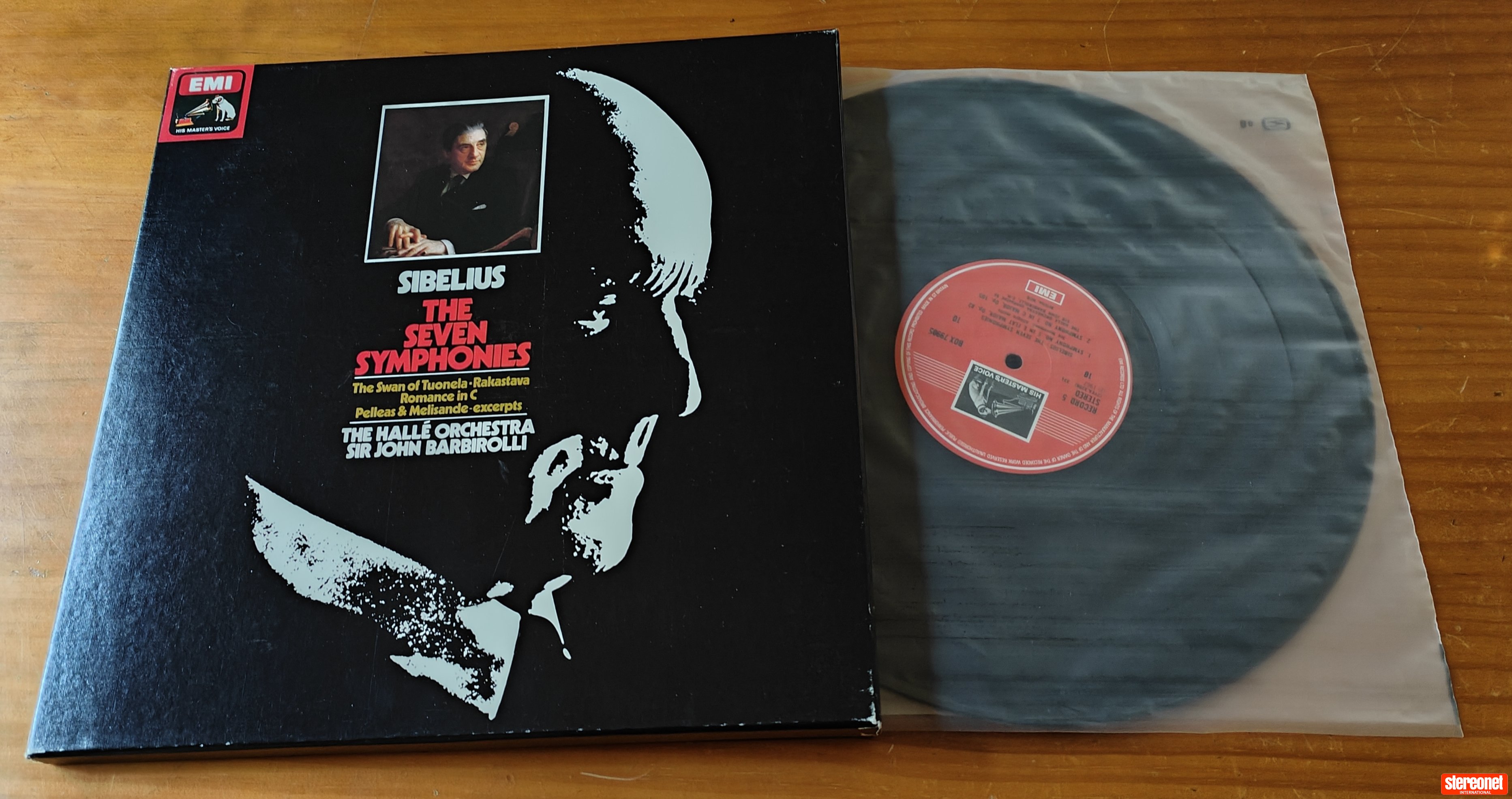 5lps Sibelius/Barbirolli Symphonies, EMI Boxed Set 5LPs Vinyl Record (LP ...