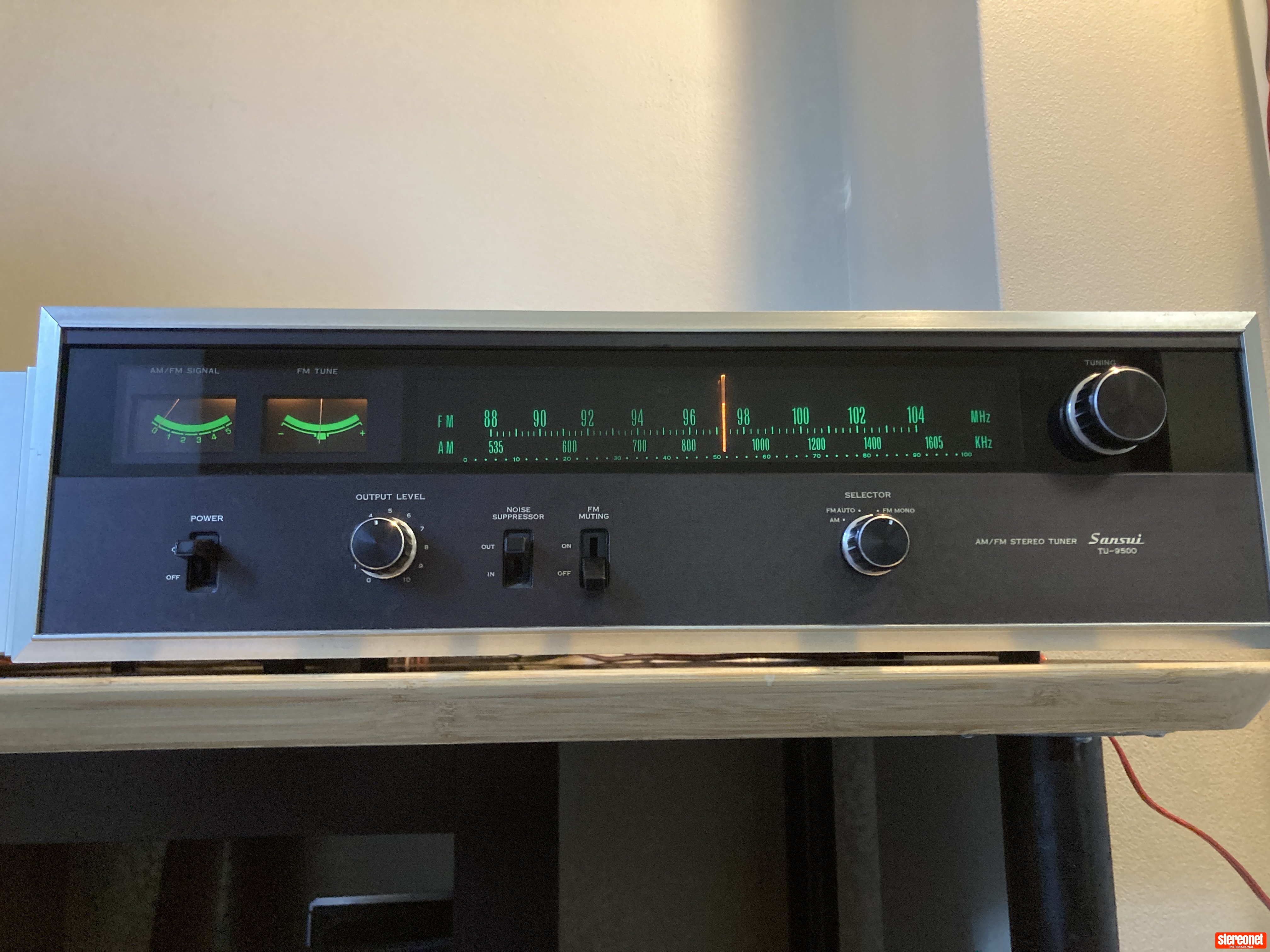Sansui TU-9500 Tuner - Radio & Tuners - StereoNET