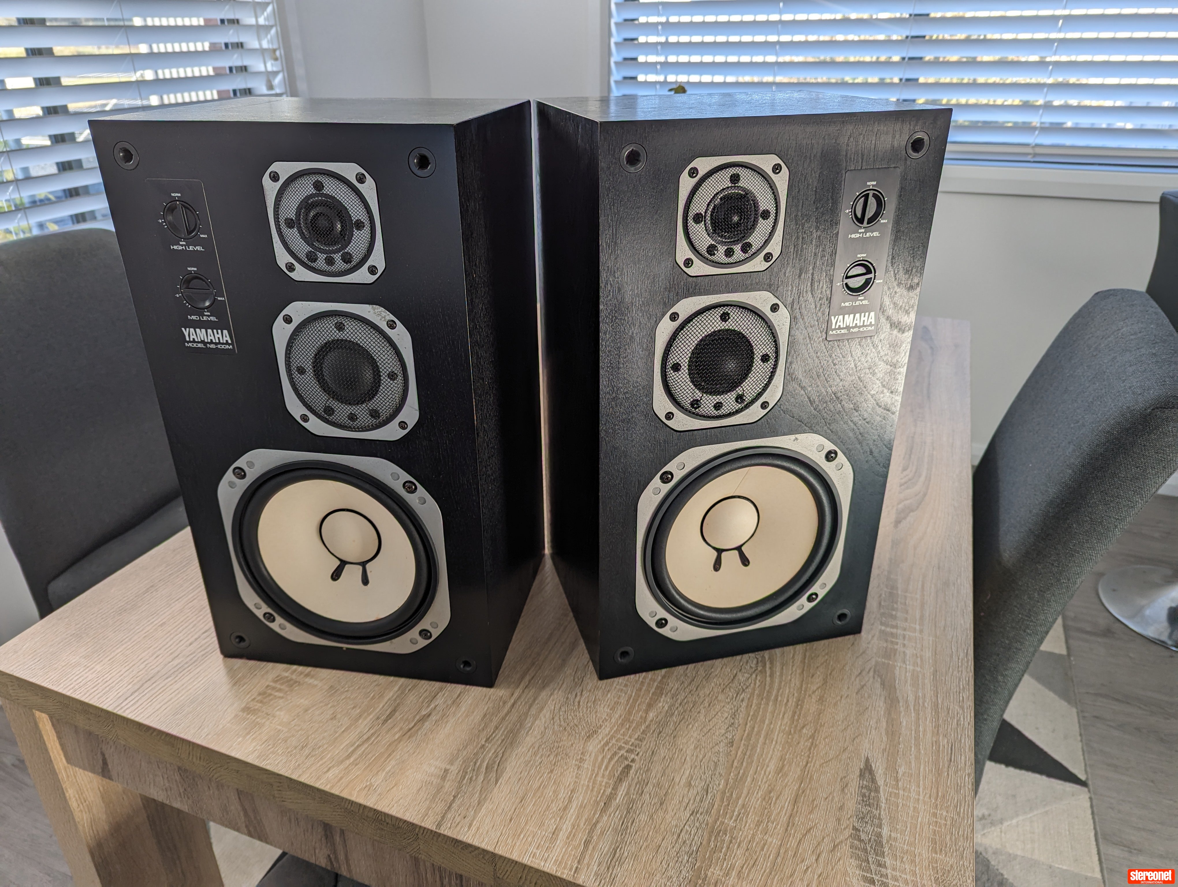 Yamaha NS-100M Bookshelf Loudspeakers - Bookshelf & Small Monitors ...