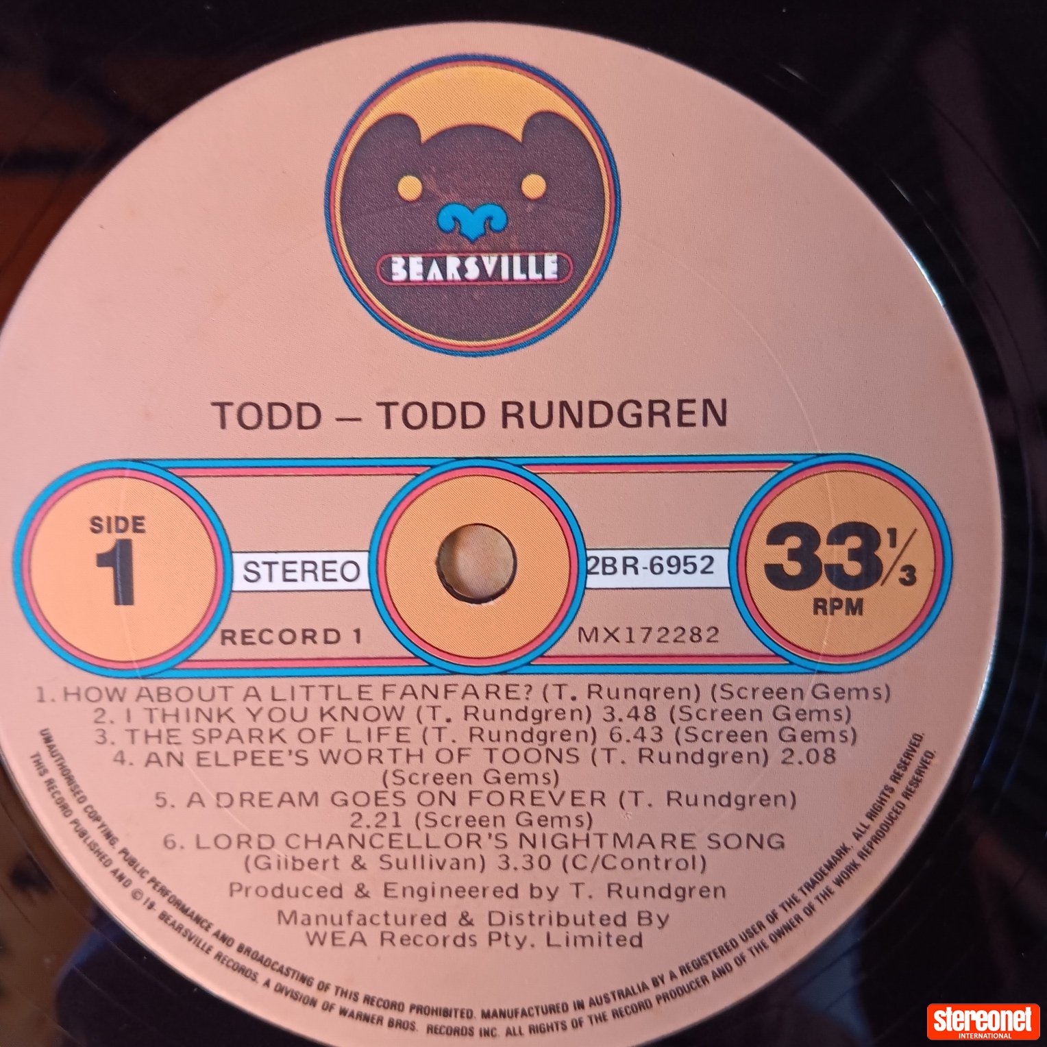 Todd Rudgren Lp Todd Rundgren Todd. Price includes postage Vinyl Record (Double LP ...
