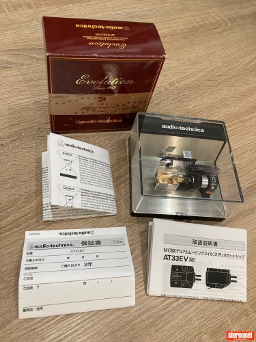 Audio Technica AT33EV MC in box Phono Cartridge (MC)
