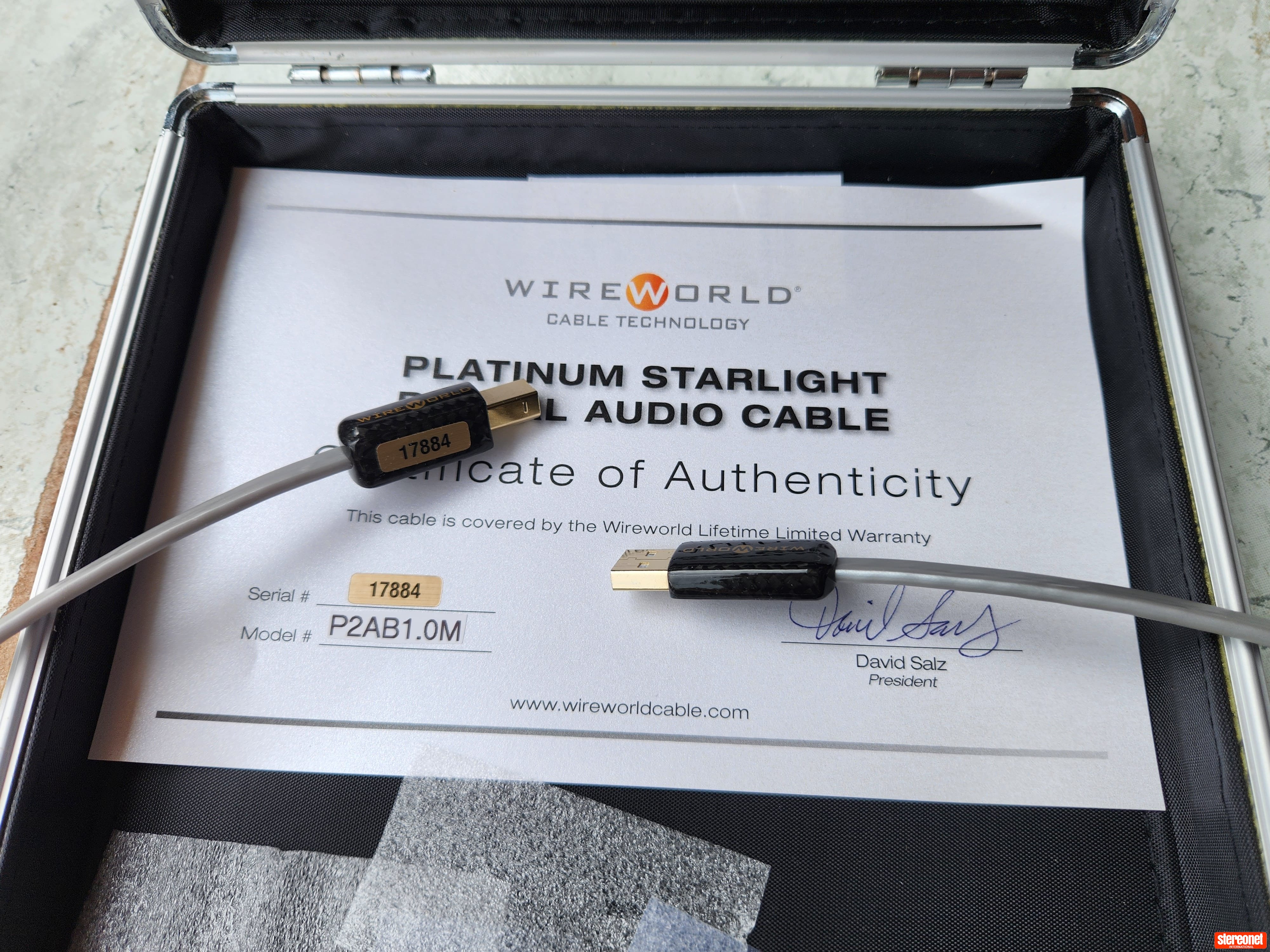 Wireworld WireWorld Platinum Starlight 8 Type A To Type B USB Cable ...