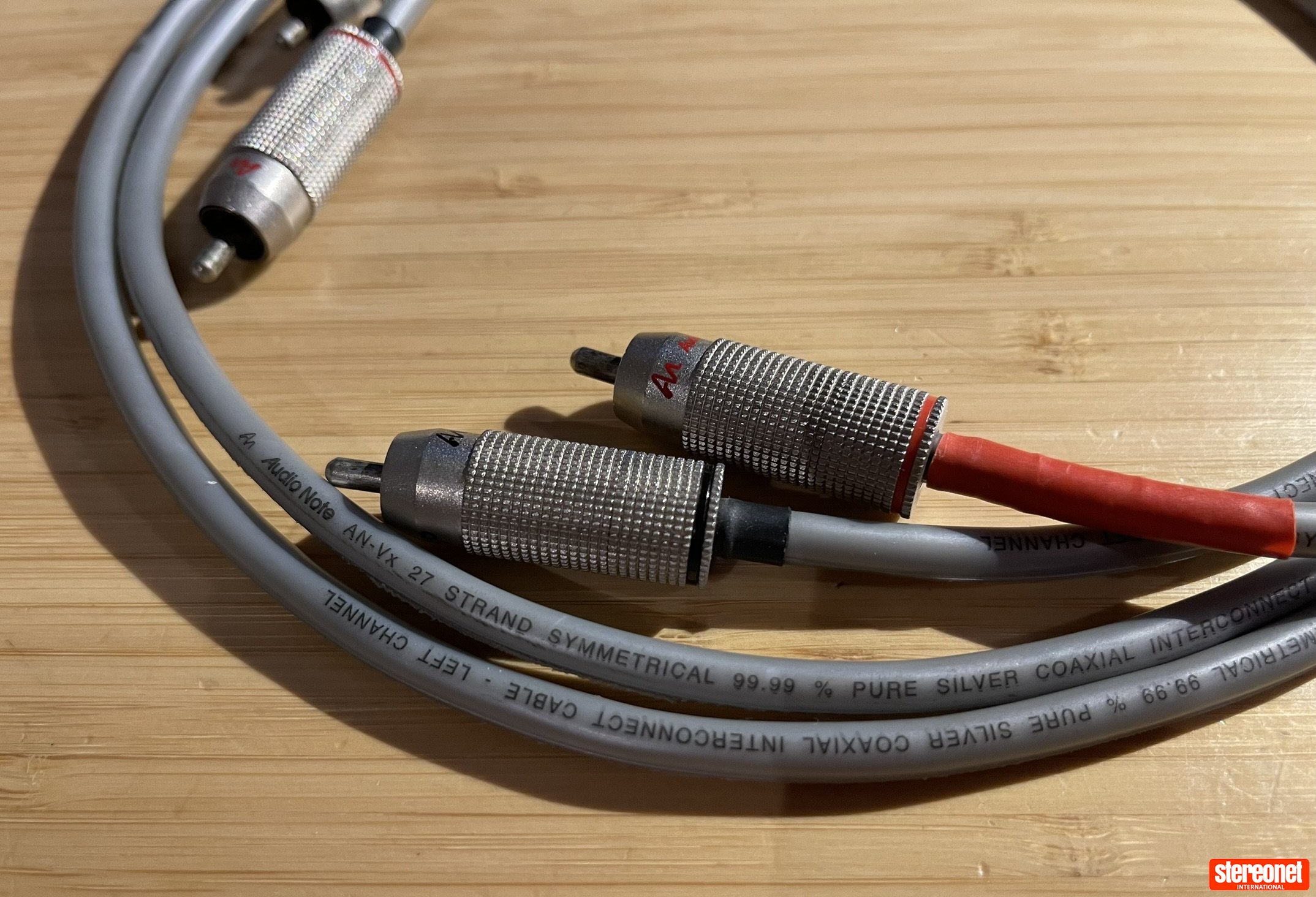 Audio Note UK AN-Vx 27 (99.99% silver) 1m Interconnect Cables (RCA ...