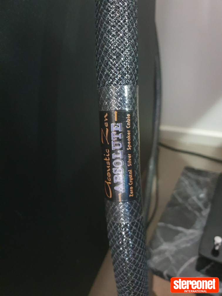 acoustic　zen absolute zerocrystal 70cm Acoustic Zen Absolute Speaker Cables - Speaker Cables - StereoNET