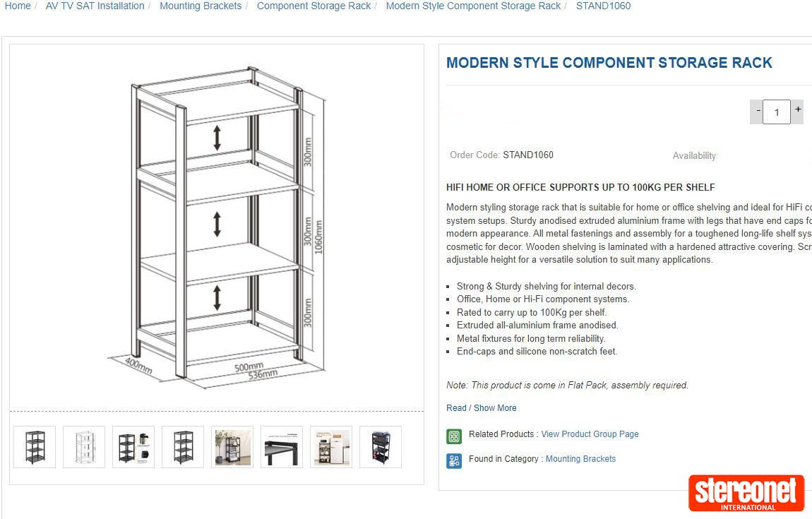 Prolink Standard 1060 AV Rack / Cabinet - Racks & Cabinets - StereoNET