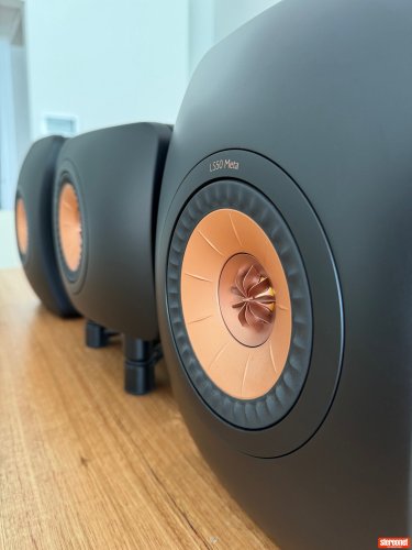 KEF LS50 Meta Black (3x Speakers LCR) Bookshelf Loudspeakers
