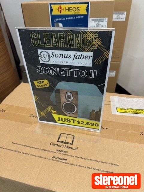 Sonus Faber Sonetto II Bookshelf Loudspeakers