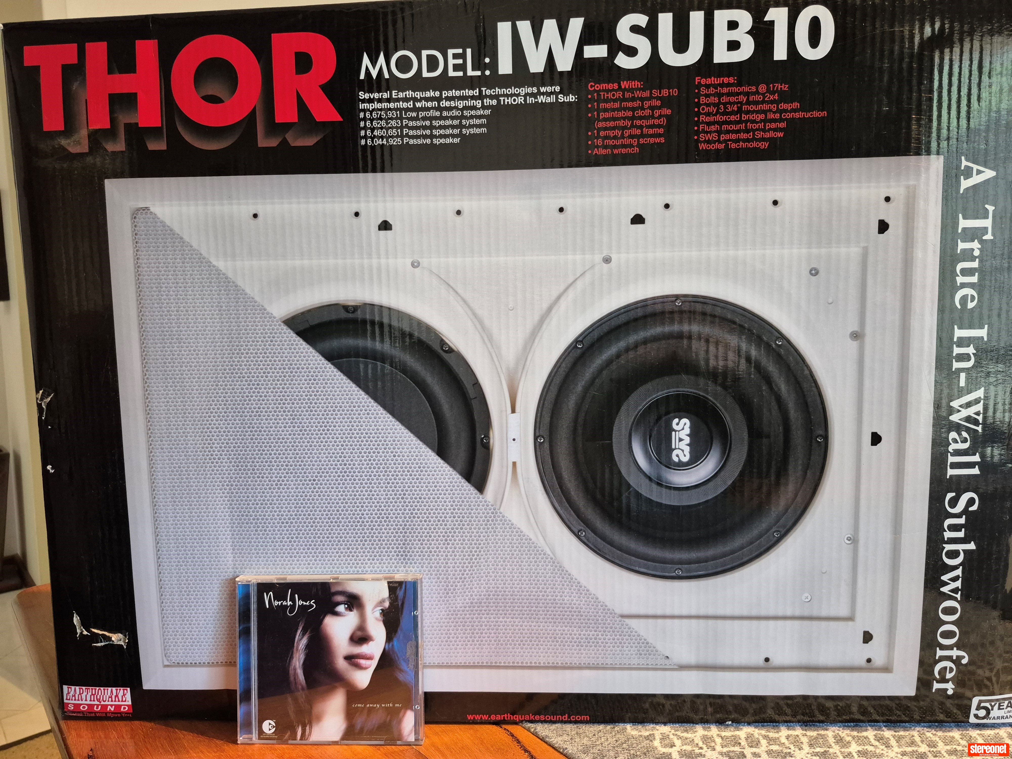 EARTHQUAKE IW-SUB10 In-Wall Subwoofer
