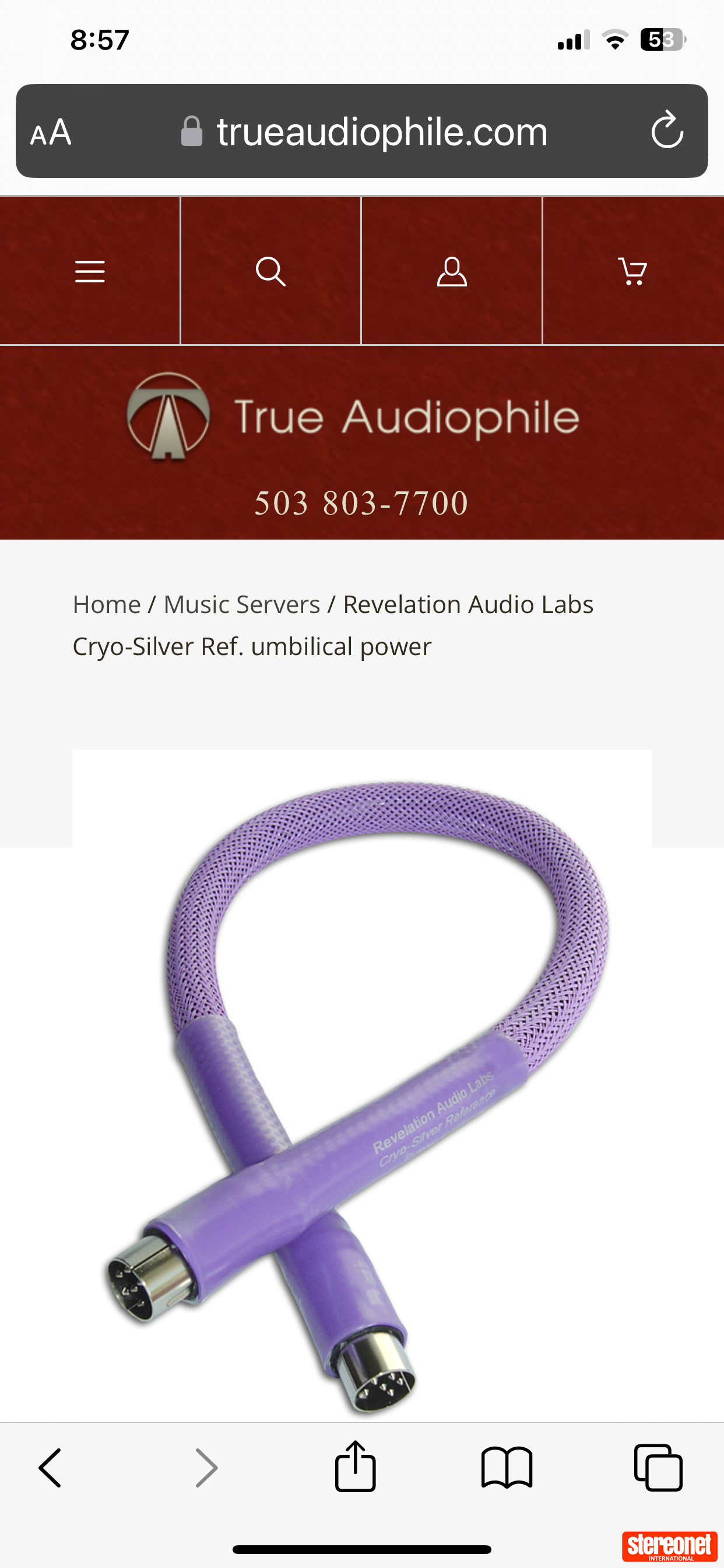 MSB Umbilical Power Cable - Wanted to Buy - StereoNET