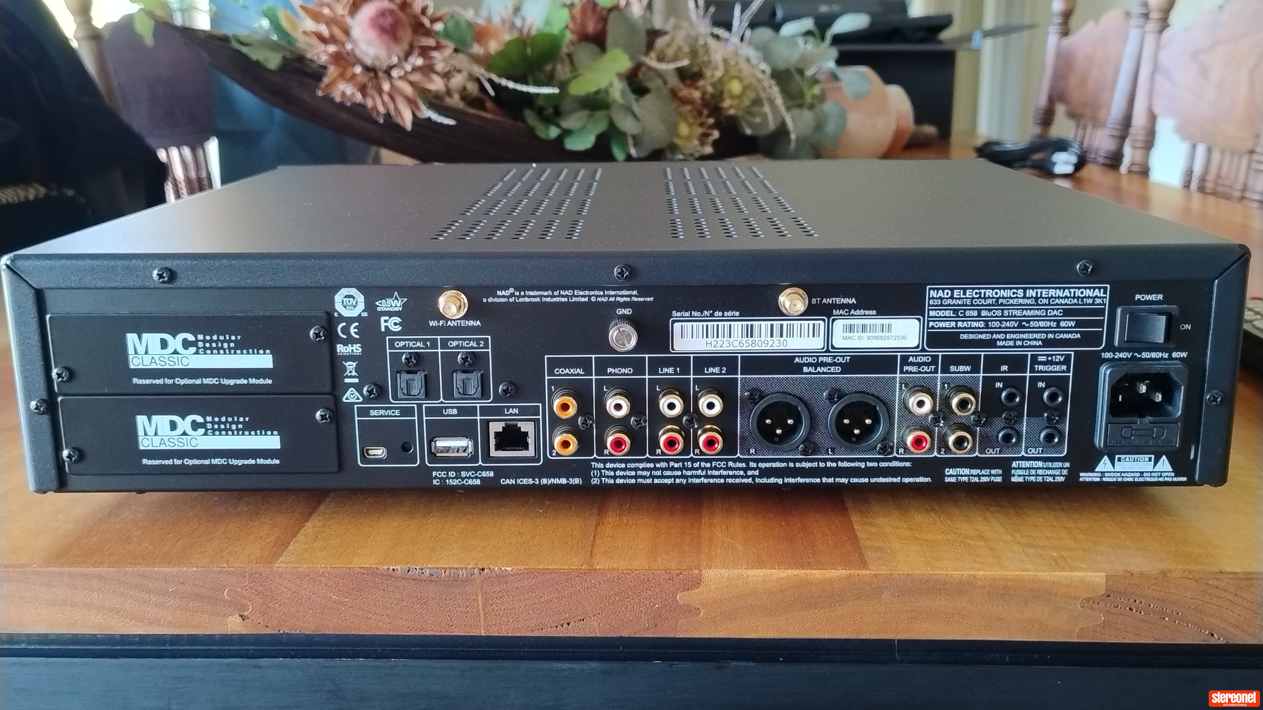 NAD Electronics C 658 Streamer Pre DAC |﻿ Digital Analog Converters