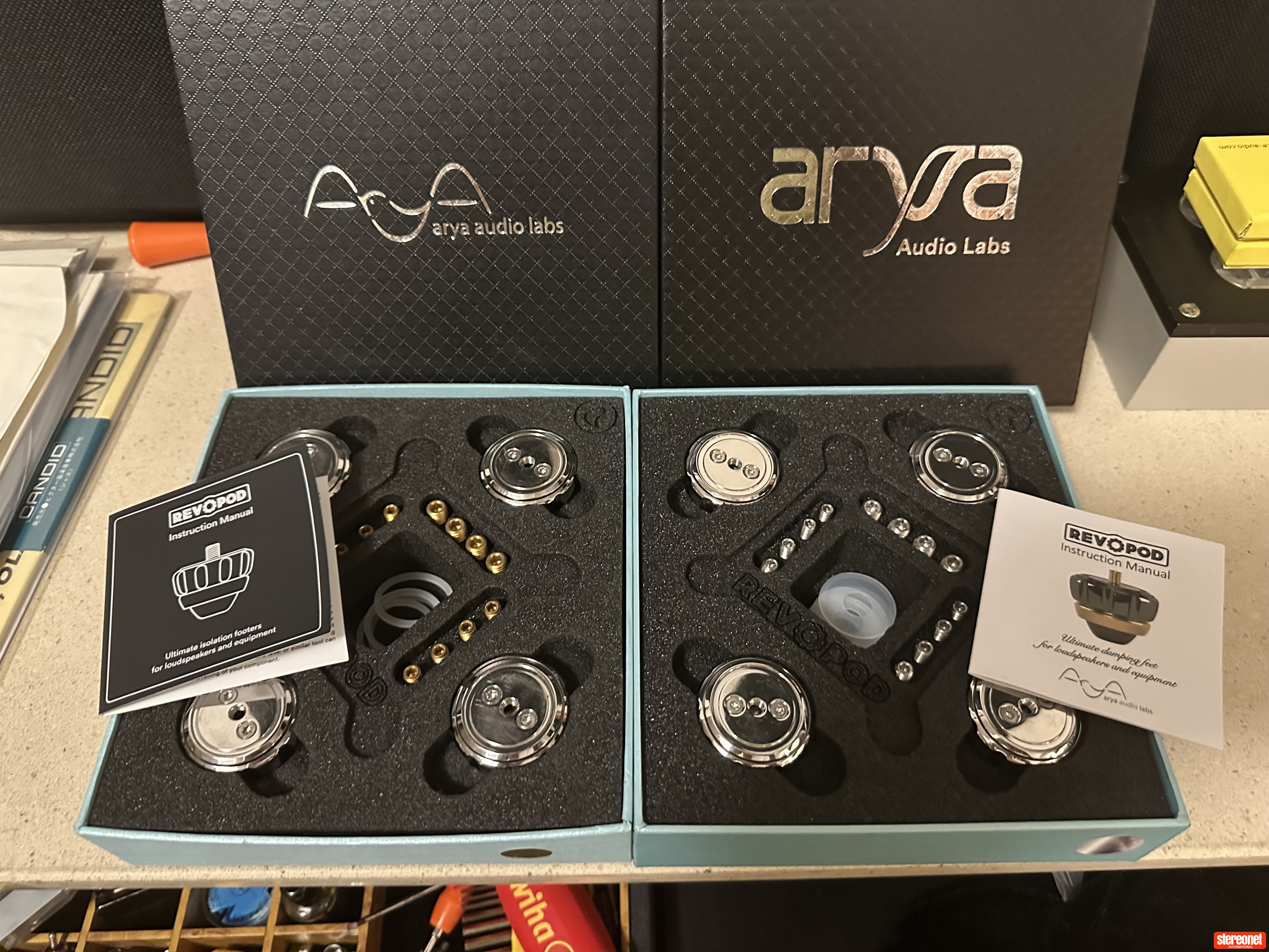 Arya Audio Labs Revopod Isolation Footers - Tweaks / Tuning - StereoNET