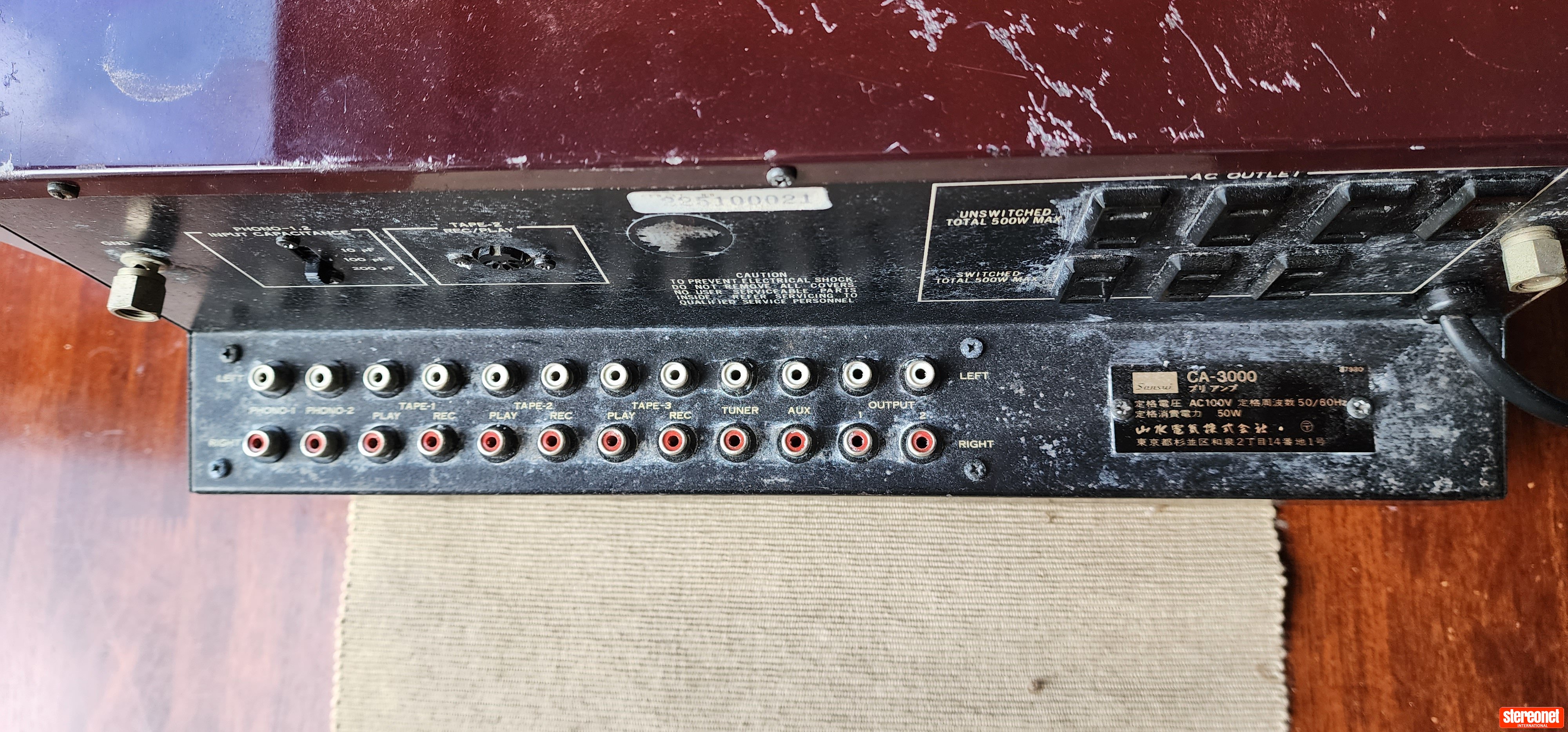 Sansui CA-3000 Pre Amplifier - Pre Amplifiers - StereoNET