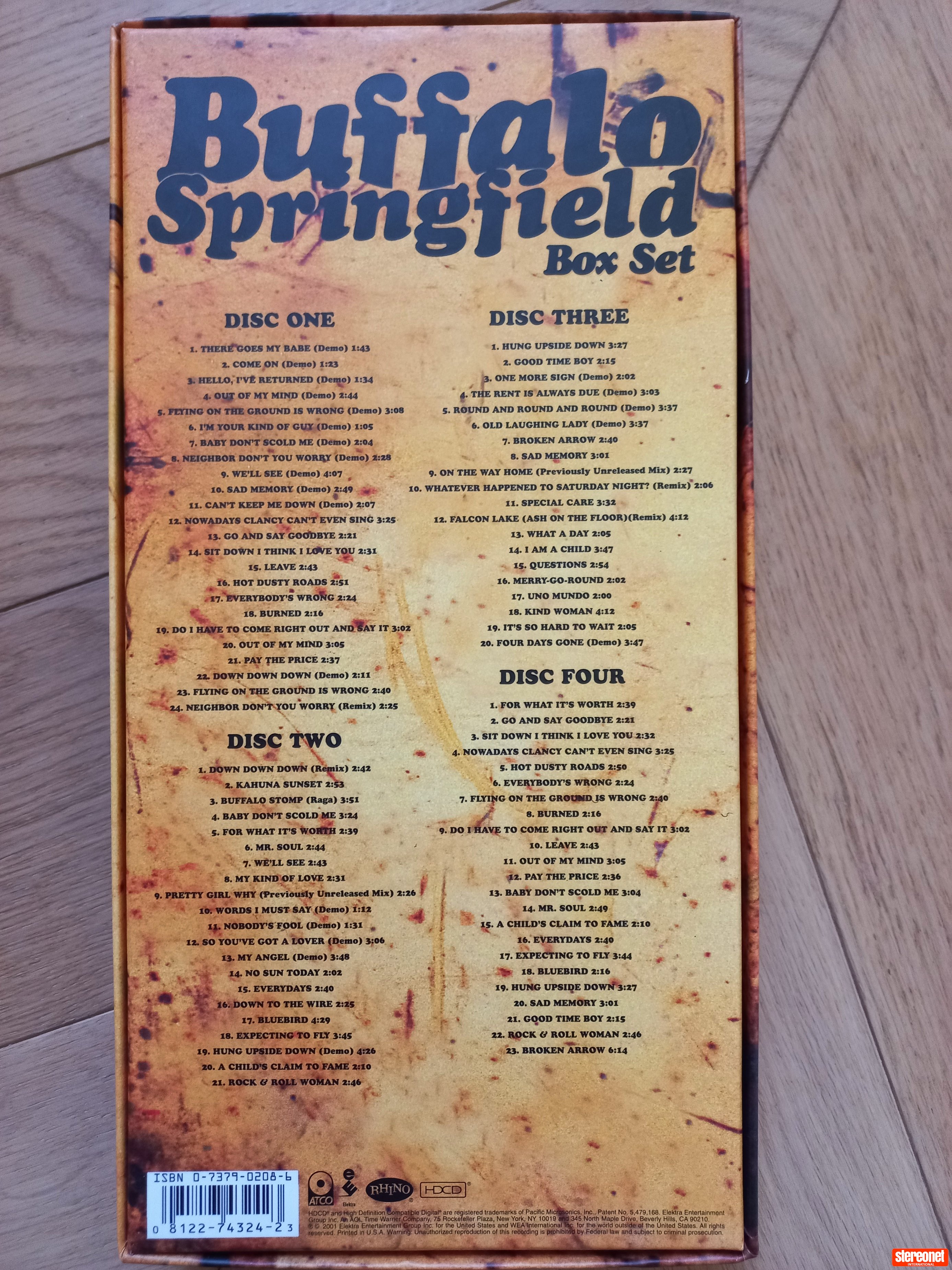 Buffalo Springfield 4CD HDCD box set CD Box Set - CD / SACD - StereoNET