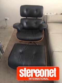 Unknown / Generic Eames style chair and Ottoman Armchair