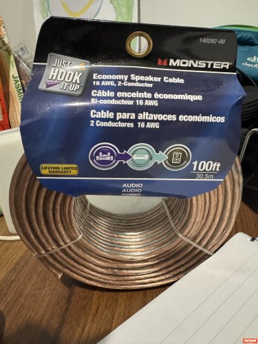 Monster Cable 140282-00 Speaker Cables