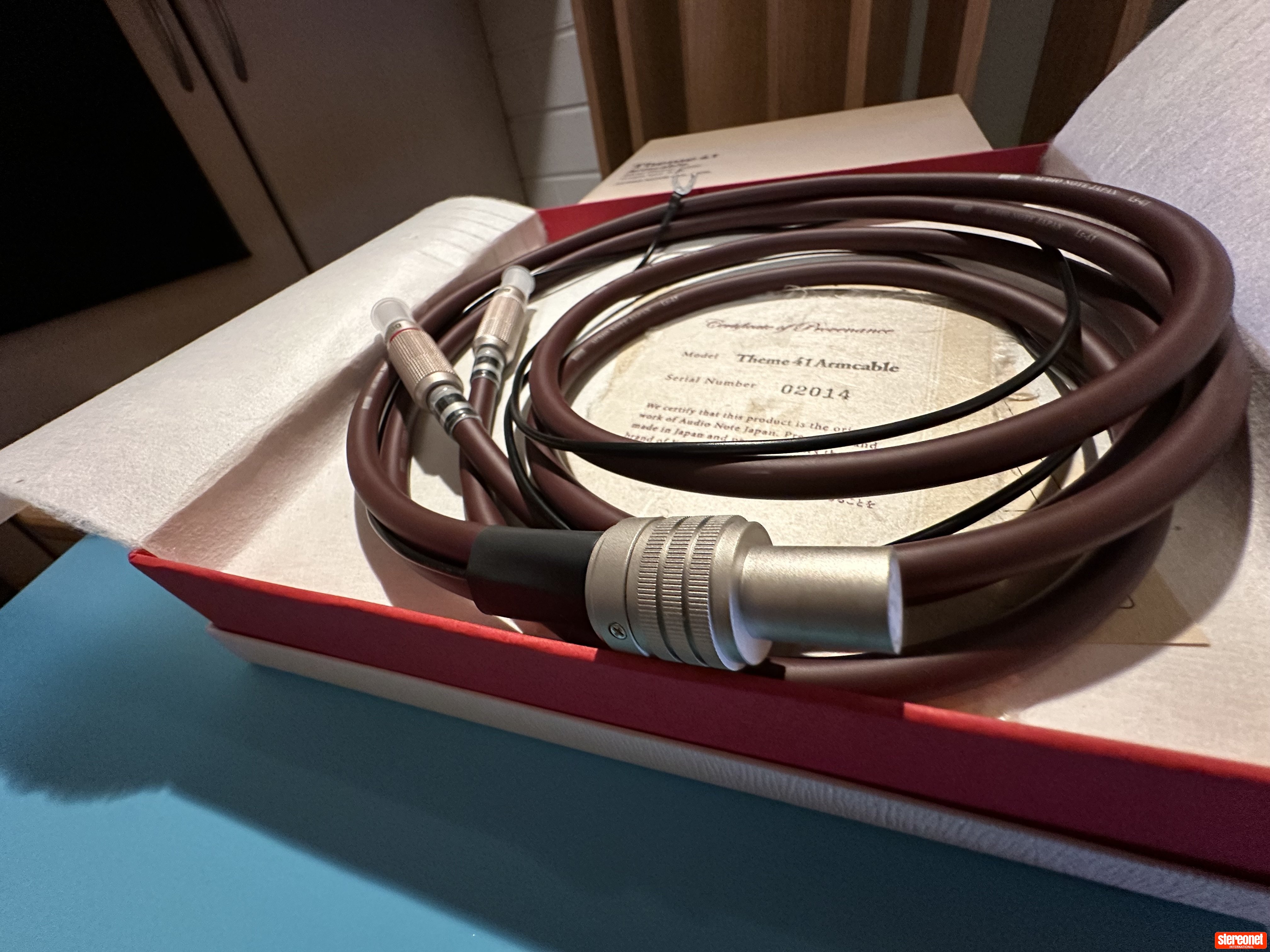 Kondo Audio Note Japan Theme 41 armcable 1.2m (Din-RCA) Phono Cable