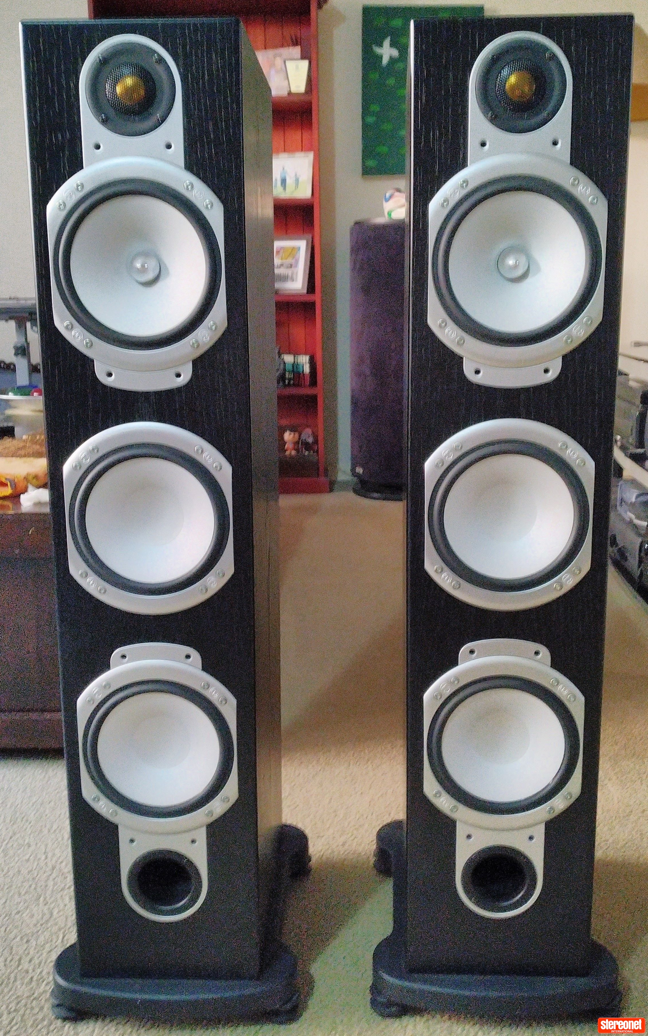 Monitor Audio Silver-RS8 (Black) Floorstanding Loudspeakers ...