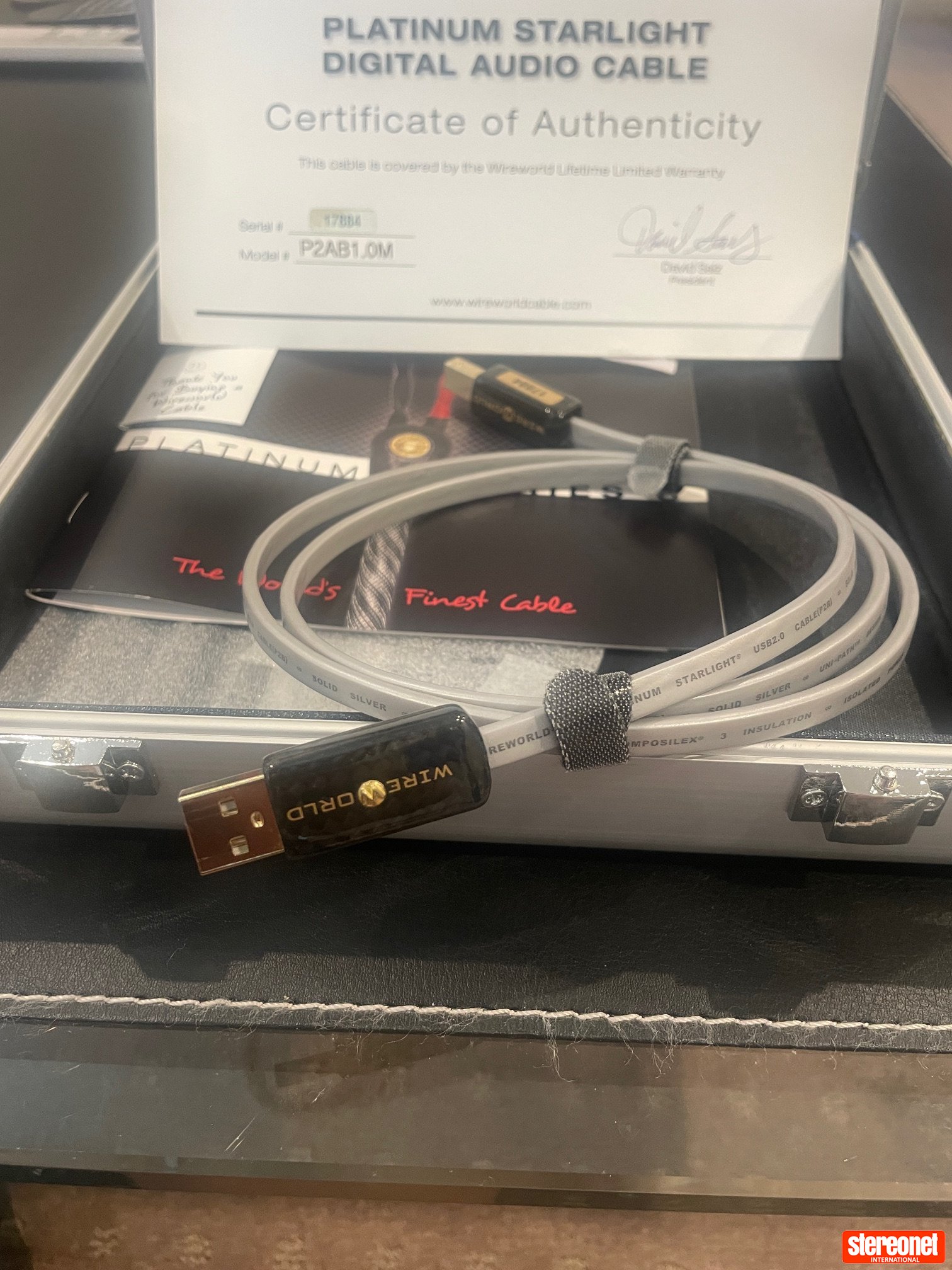 Wireworld Platinum 8 Starlight USB Cable - Digital Cables - StereoNET