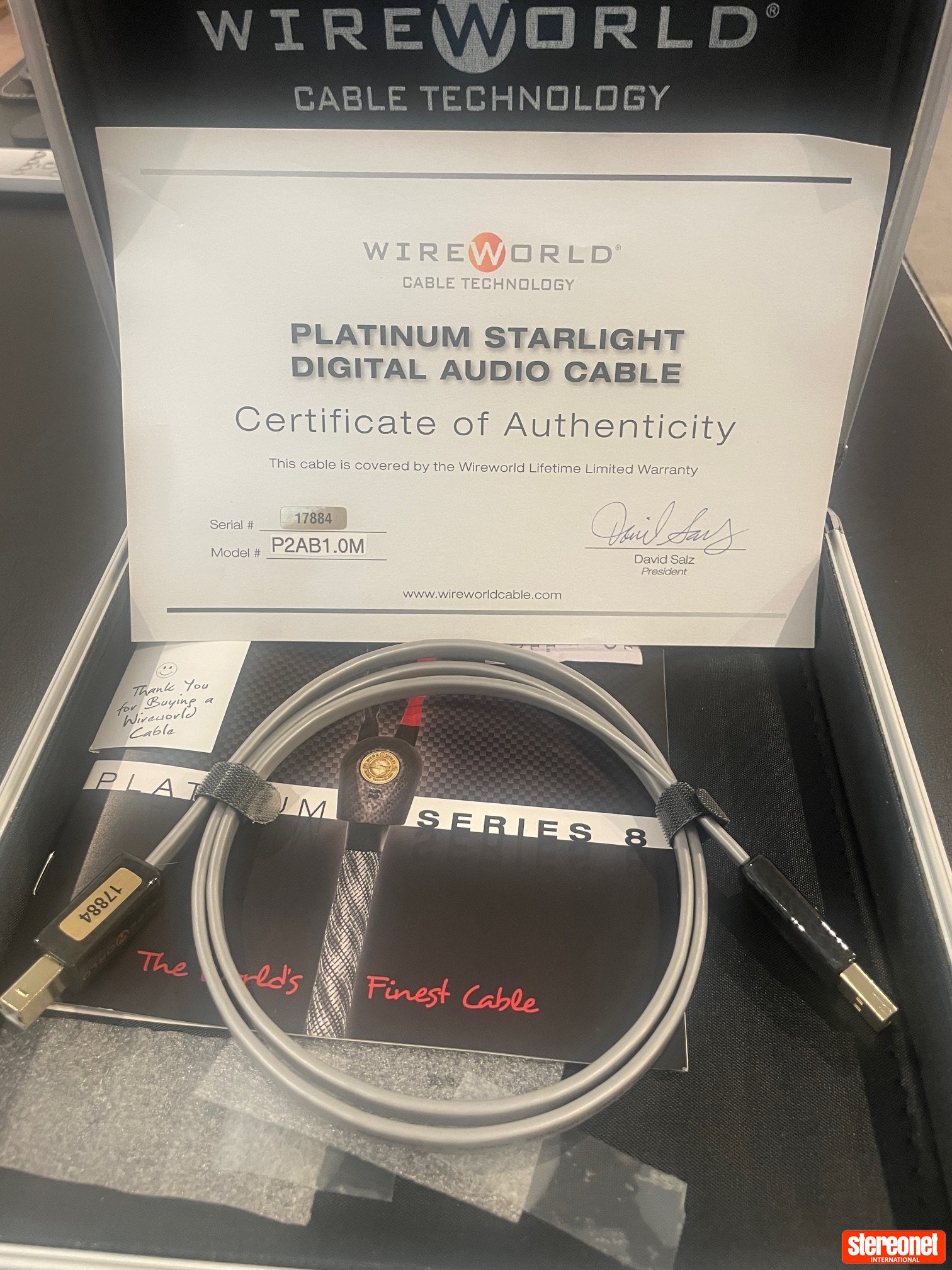 Wireworld Platinum 8 Starlight USB Cable - Digital Cables - StereoNET
