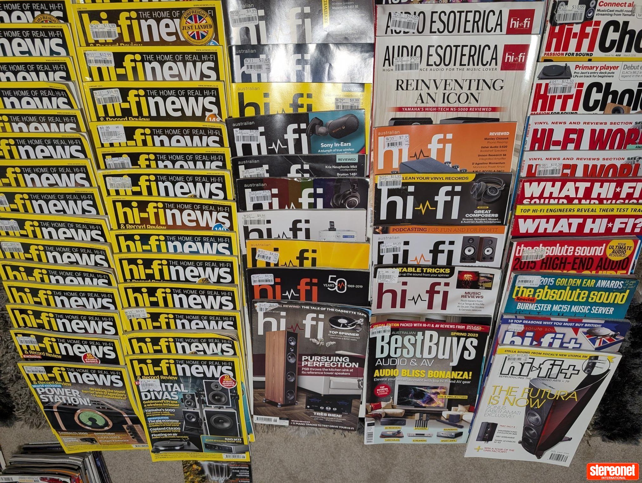 Audio Magazines Collection Large Collection of Hifi and Audio Magazines - Books / Magazines etc ...