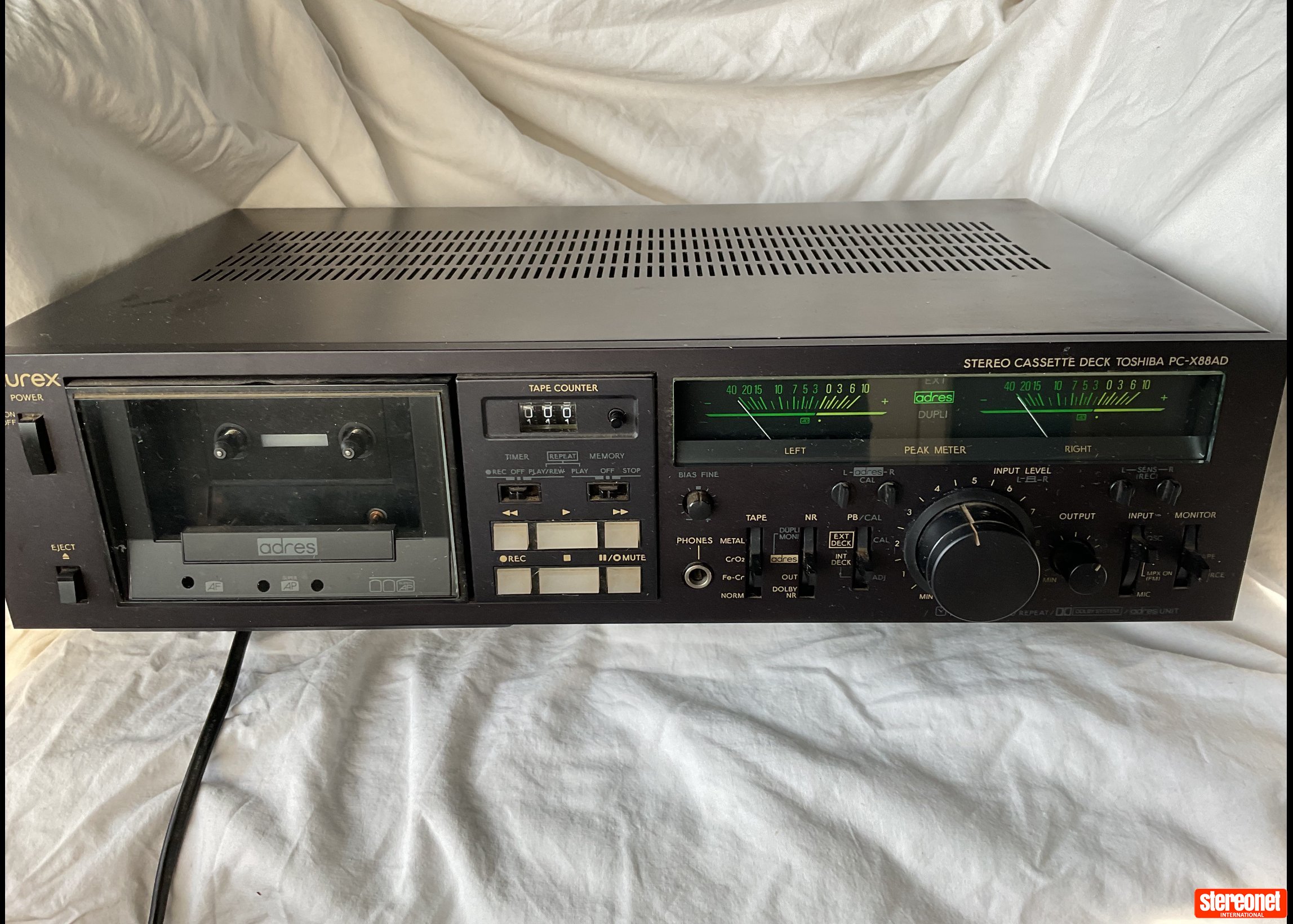 Toshiba Aurex PC-X88AD Cassette Deck - Cassette / Reel to Reel