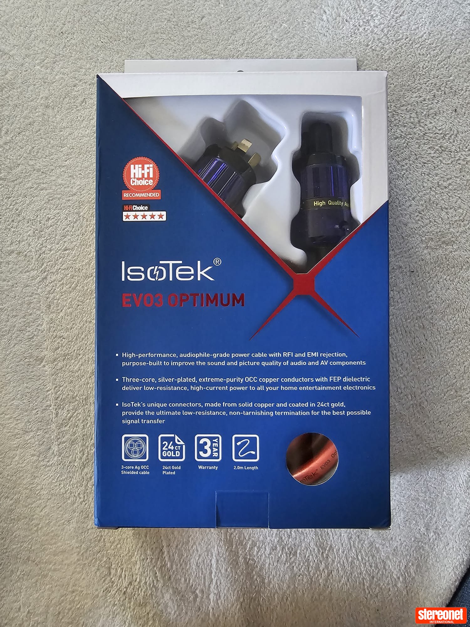 IsoTek EVO3 Optimum C15 Power Cable