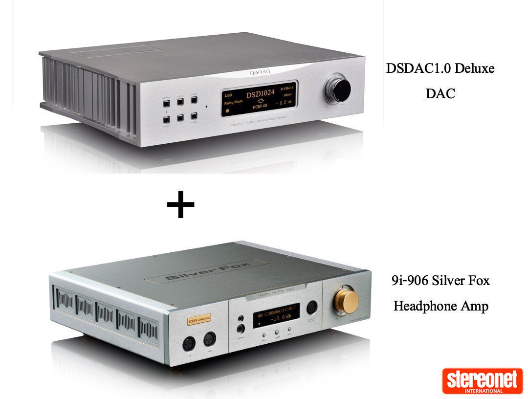 Cen.Grand DSDAC1.0 Deluxe DAC & Silver Fox Headphone Amp Bundle ...