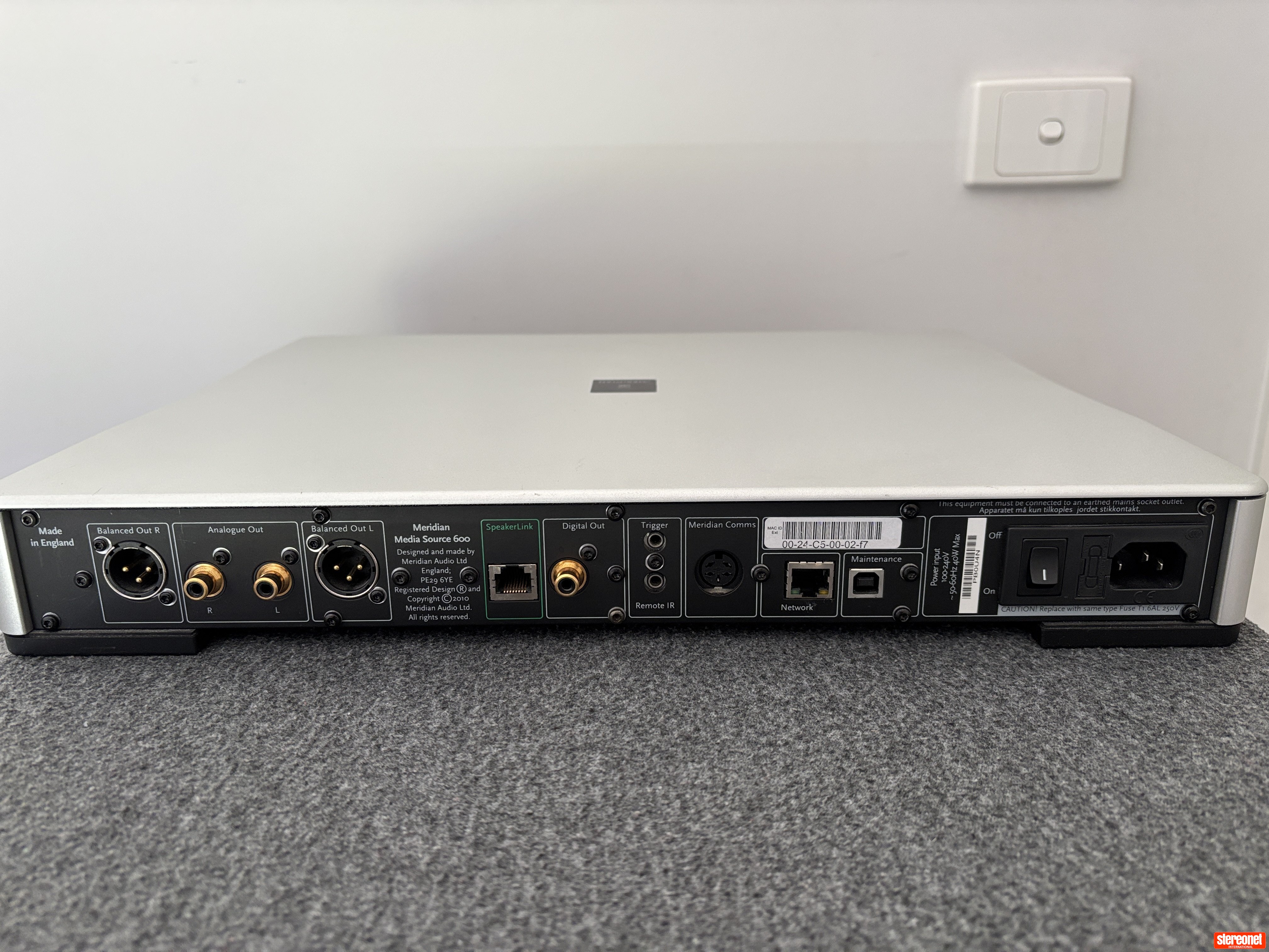 Meridian Audio Media Source MS600 Streamer (Music) - DACs and Streamers ...