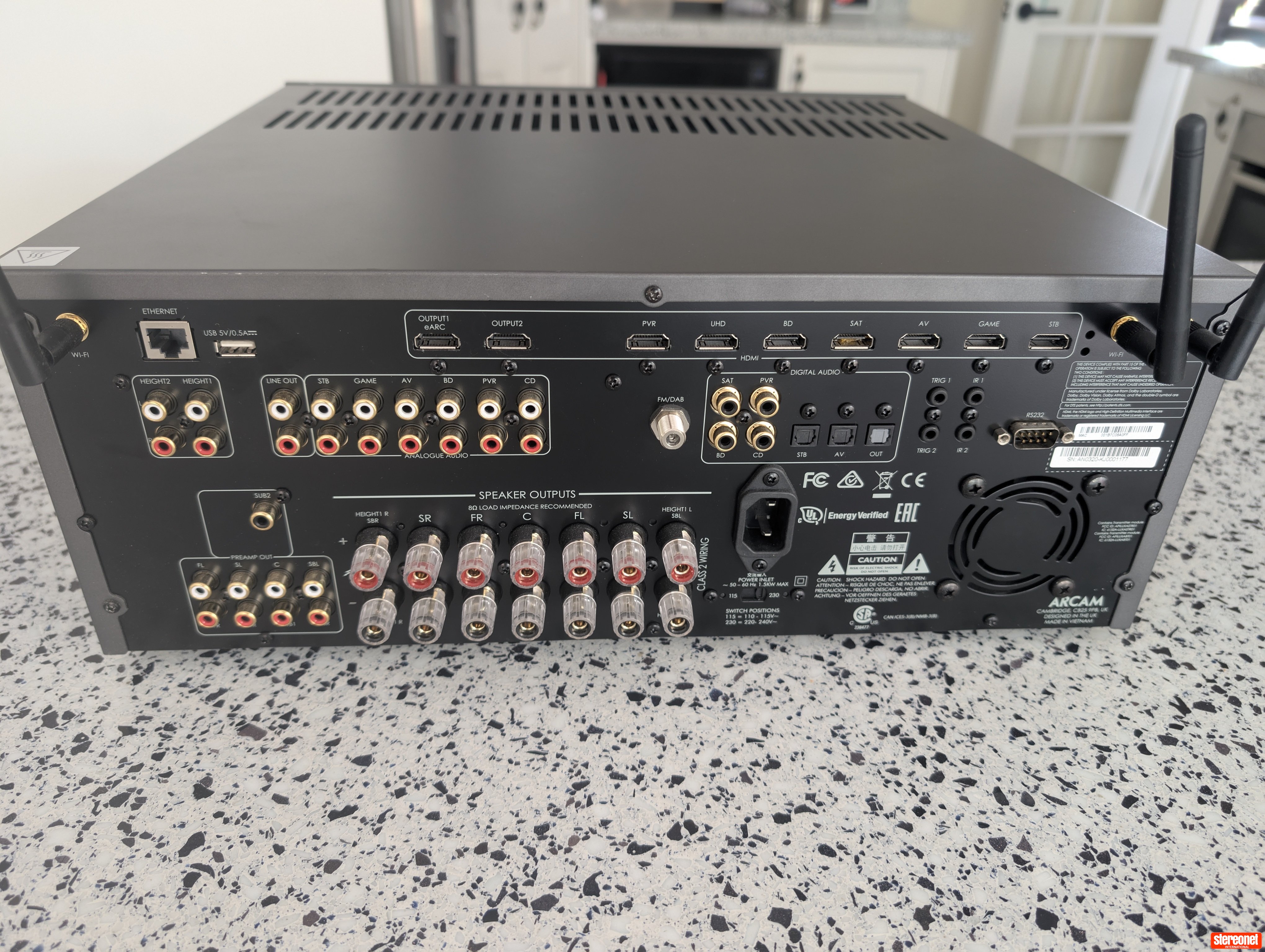 Arcam AVR10 AV Receiver - AV Receivers & Processors - StereoNET