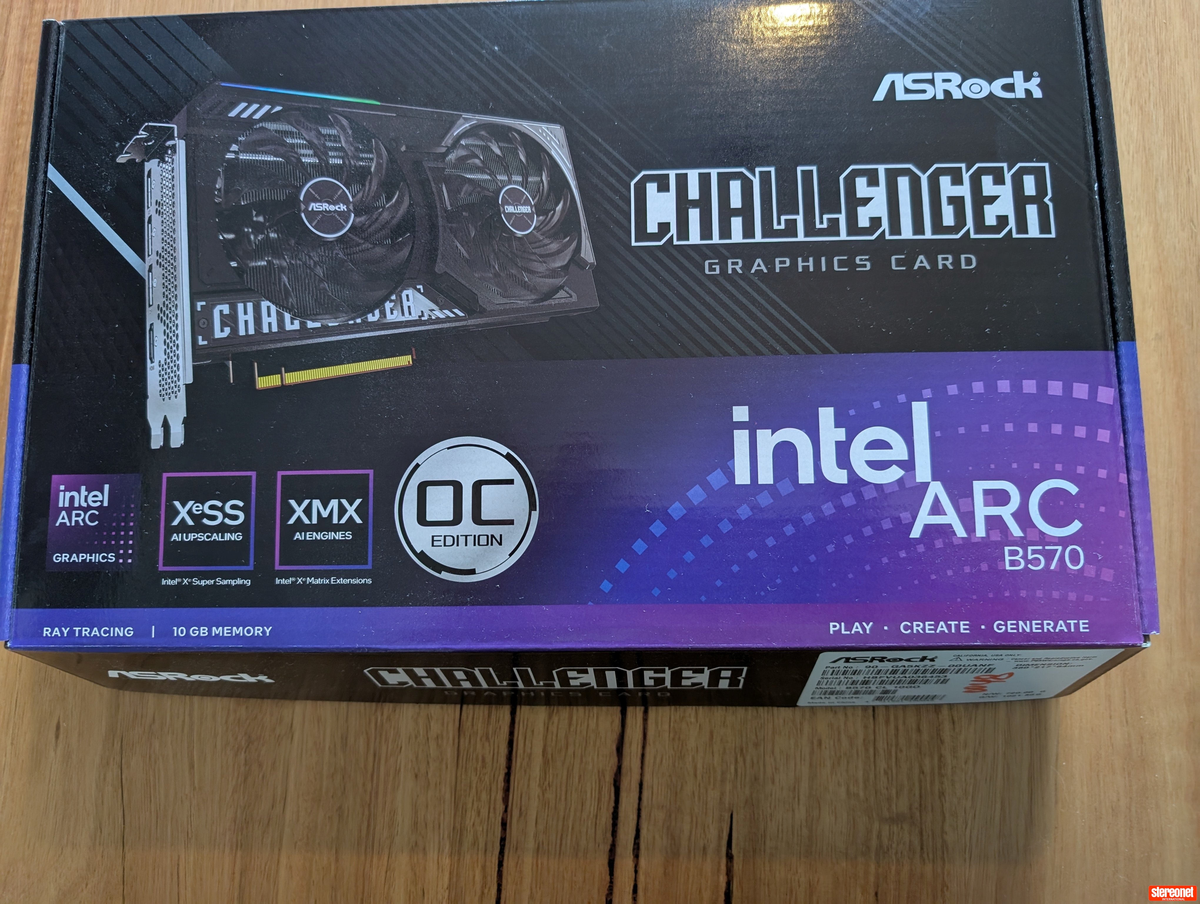 ASrocK Intel ARC B570 GPU Graphics Card - Computers & Related - StereoNET