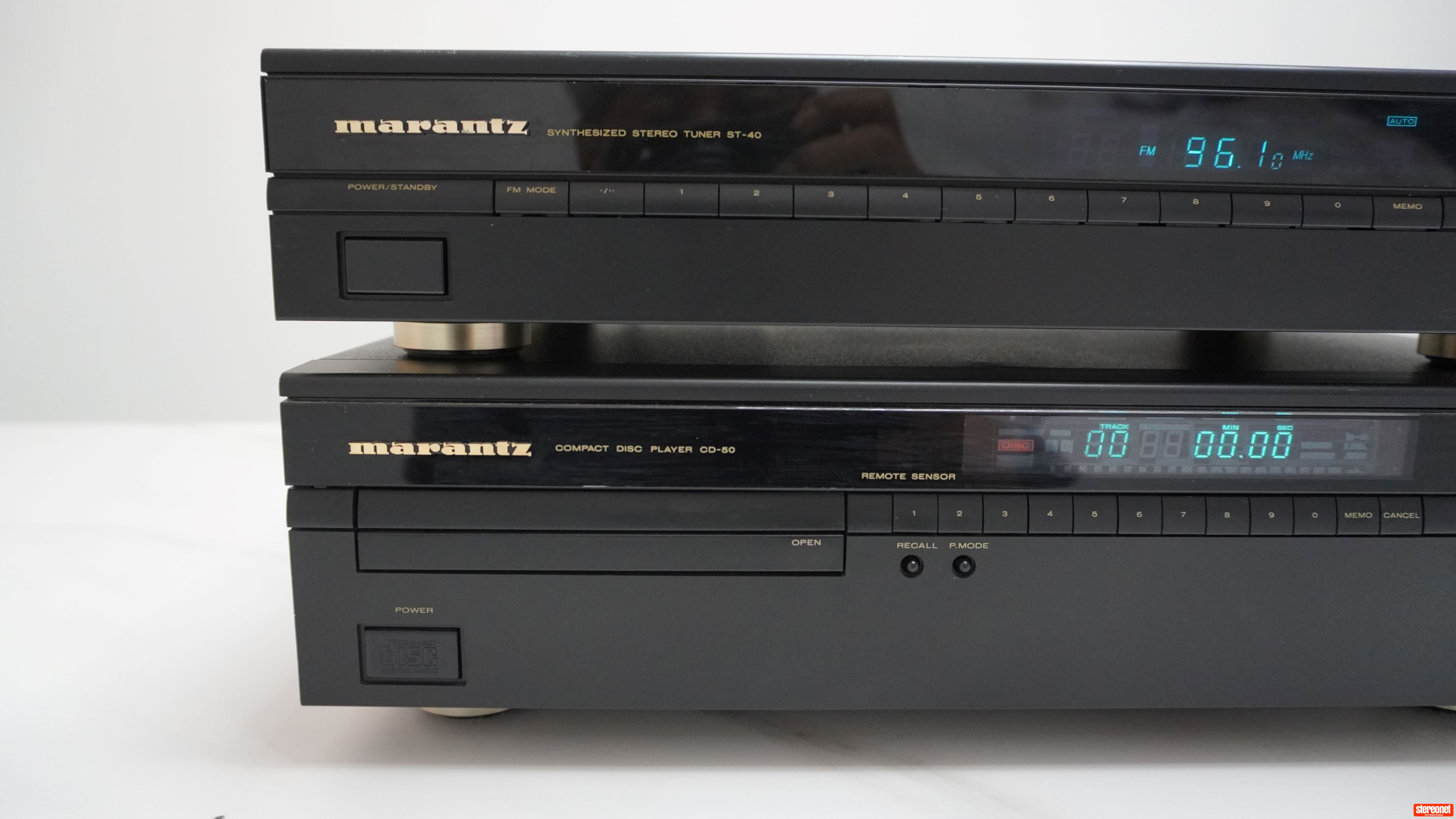 Marantz CD-50 and ST-40 Tuner CD Player