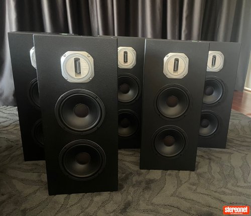 Elementi Audio FireFly Speakers & Magnesium Amplifiers LCR Home Theatre Speakers