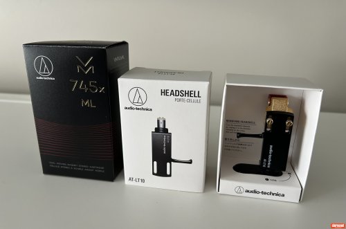 Audio Technica AT-VM745xML Cartridge + AT-LT10 Headshell Phono Cartridge (MM)
