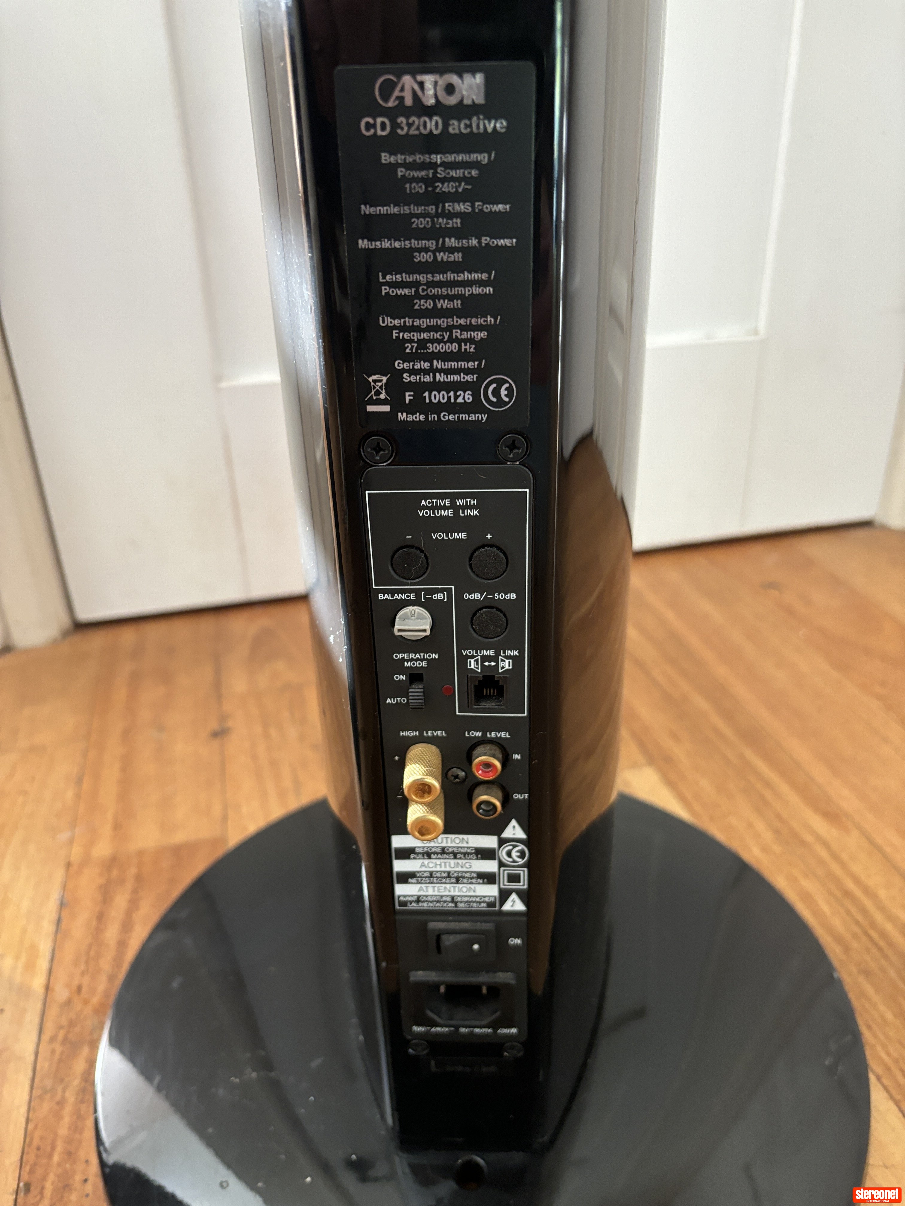 Canton CD3200 active Floorstanding Loudspeakers - Floorstanders & Large ...
