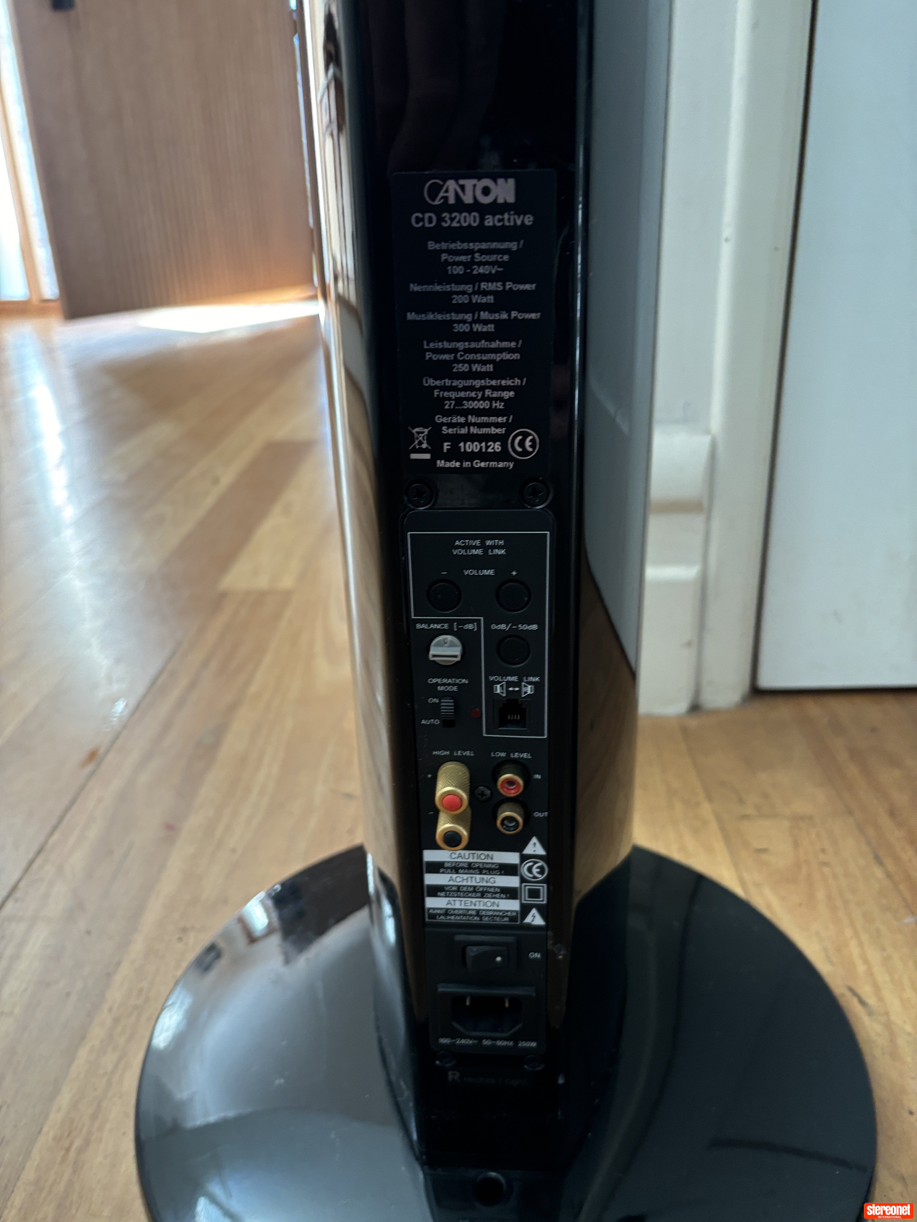 Canton CD3200 active Floorstanding Loudspeakers - Floorstanders & Large ...