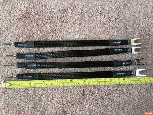 EGM Audio Obsidian Speaker Cables (Jumper)