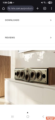 Krix Epicentrix Centre Speaker