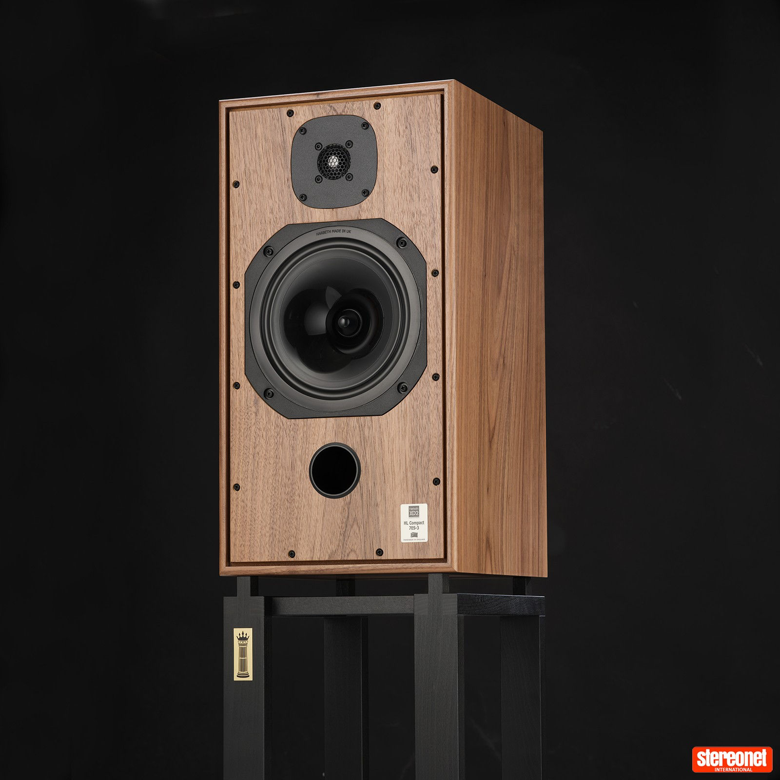 【右側のみ】Harbeth HL Compact 7ES-3 Harbeth HL Compact 7ES-3 XD Bookshelf Speakers; Cherry Pair