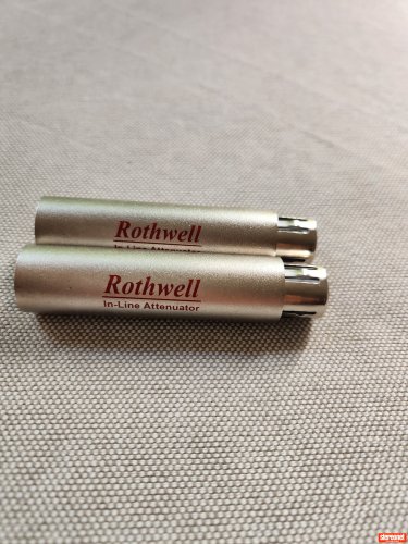 Rothwell XLR balanced attenuators 10db Tuning Accessories