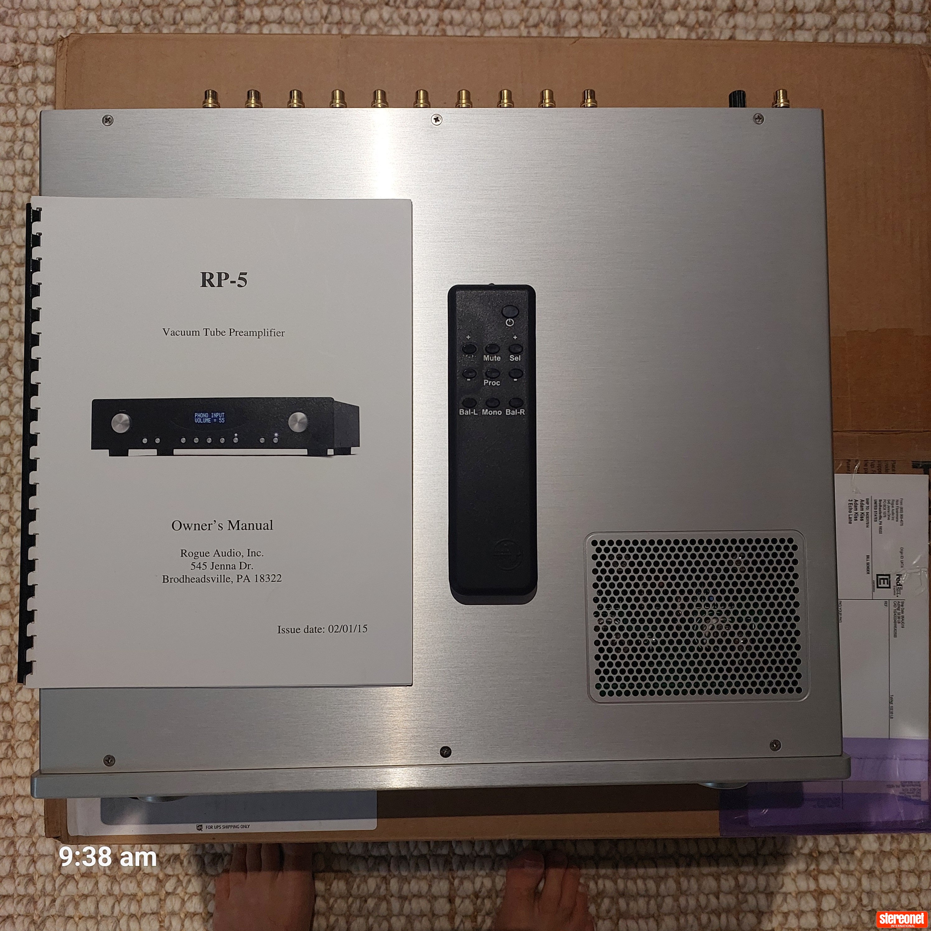 Rogue Audio RP5 Pre Amplifier - Pre Amplifiers - StereoNET