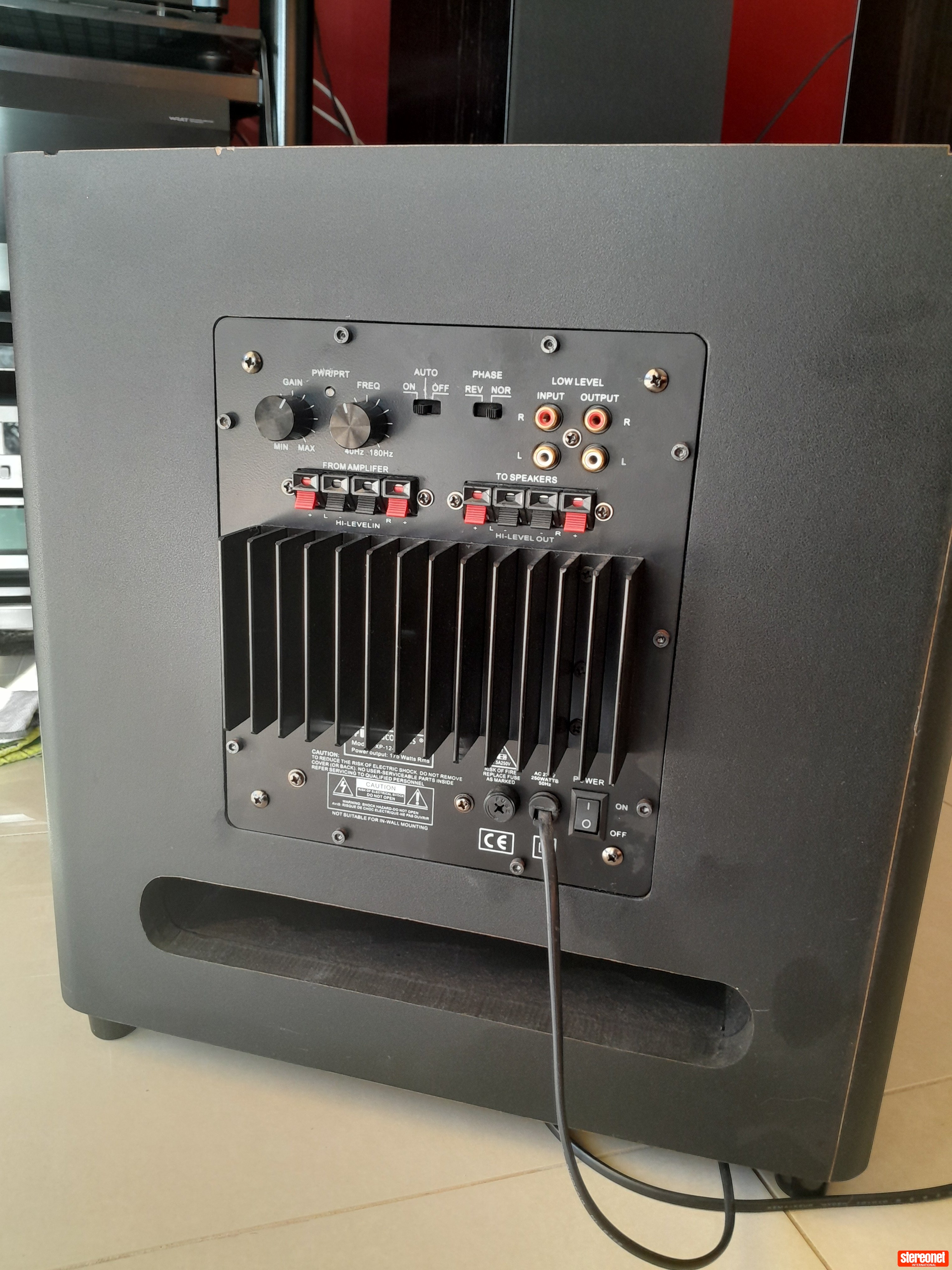 PureAudio XP 12-200 Subwoofer (Active / Powered) - Subwoofers - StereoNET