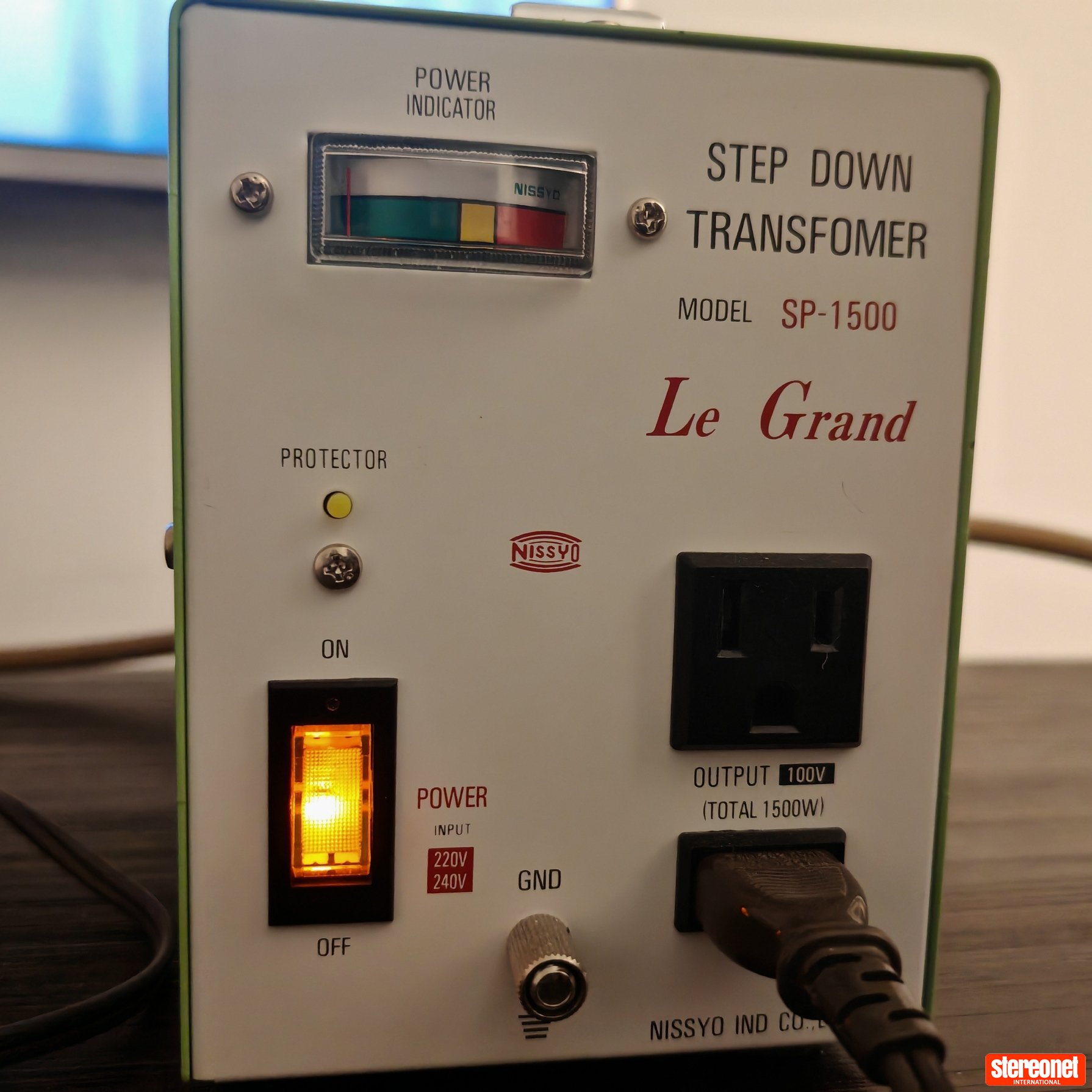 NEC "Le Grand" SP-1500 Step Down Transformer