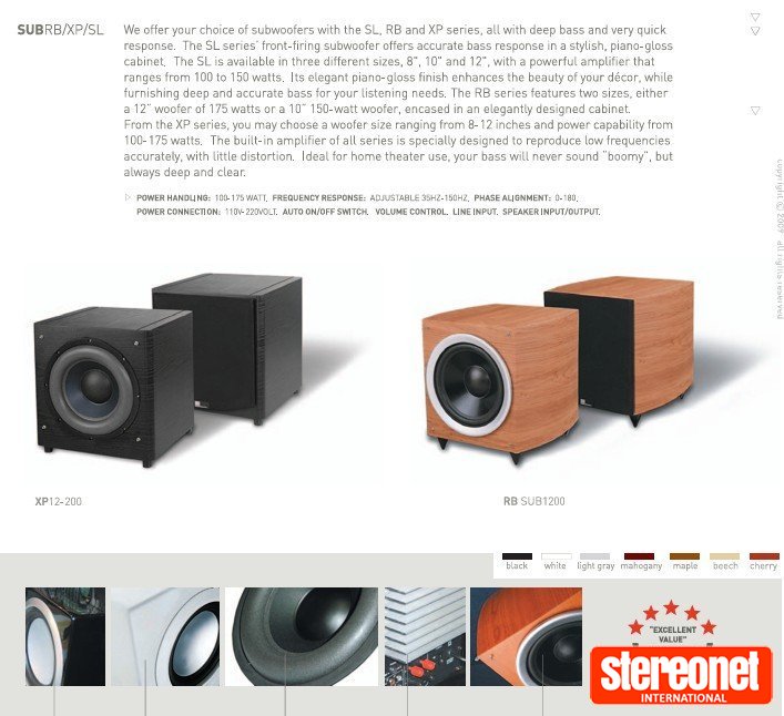 PureAudio XP 12-200 Subwoofer (Active / Powered) - Subwoofers - StereoNET