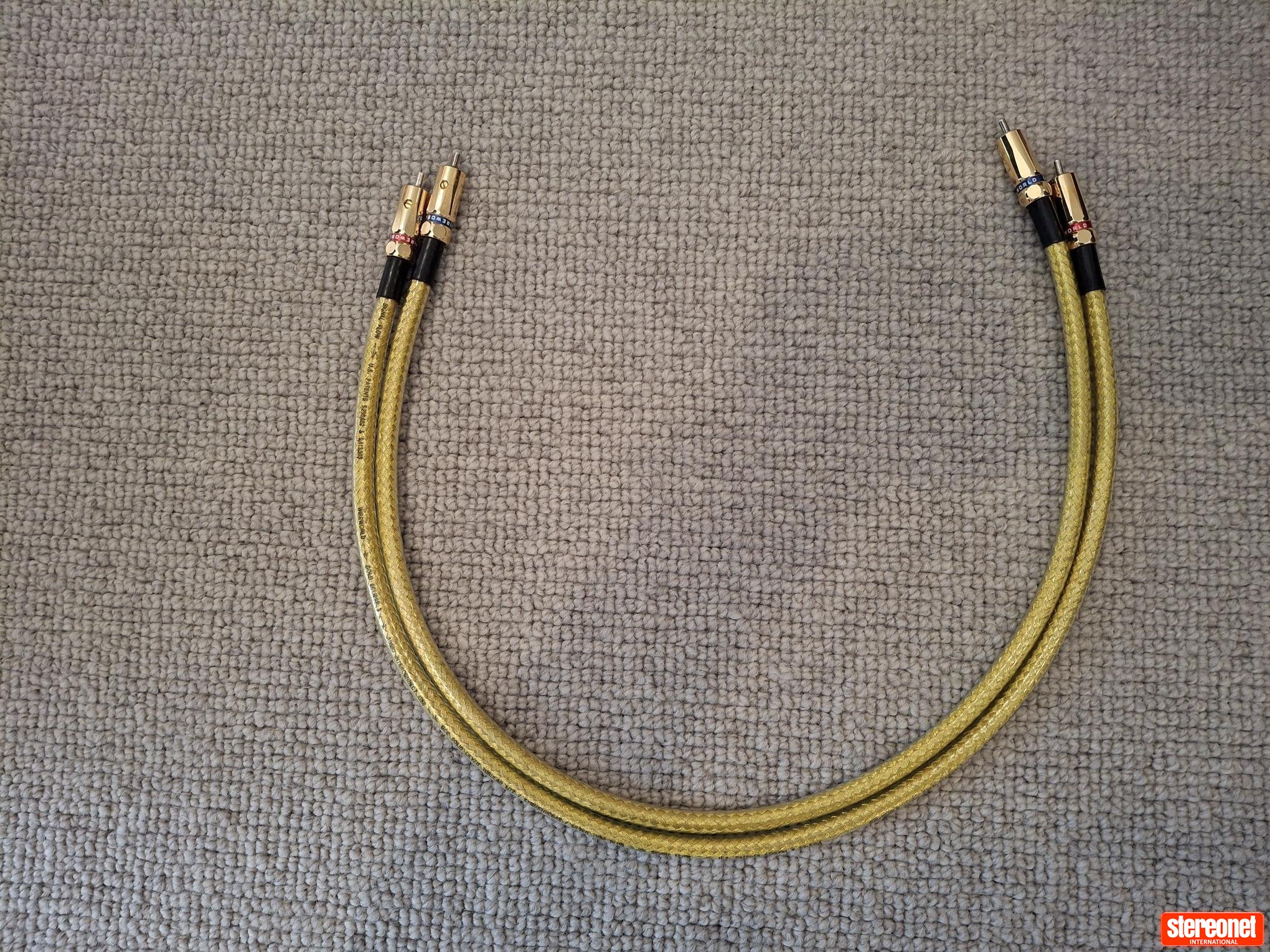 ☆ WireWorld GOLD ECLIPSE 5 1.0m RCAケーブル ☆ WIREWORLD Gold
