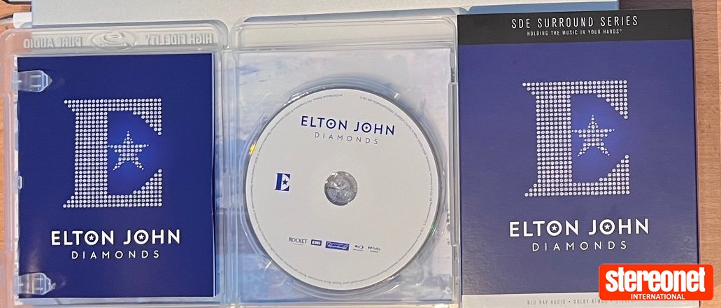 洋楽 ELTON JOHN DIAMONDS Blu-ray Audio エルトン・ジョンのベスト盤『Diamonds』がSDEからドルビーアトモス