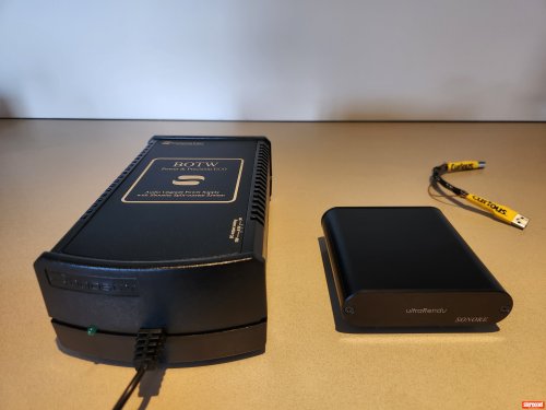 Sonore UltraRendu and SBooster Linear Power Supply Streamer (Music)