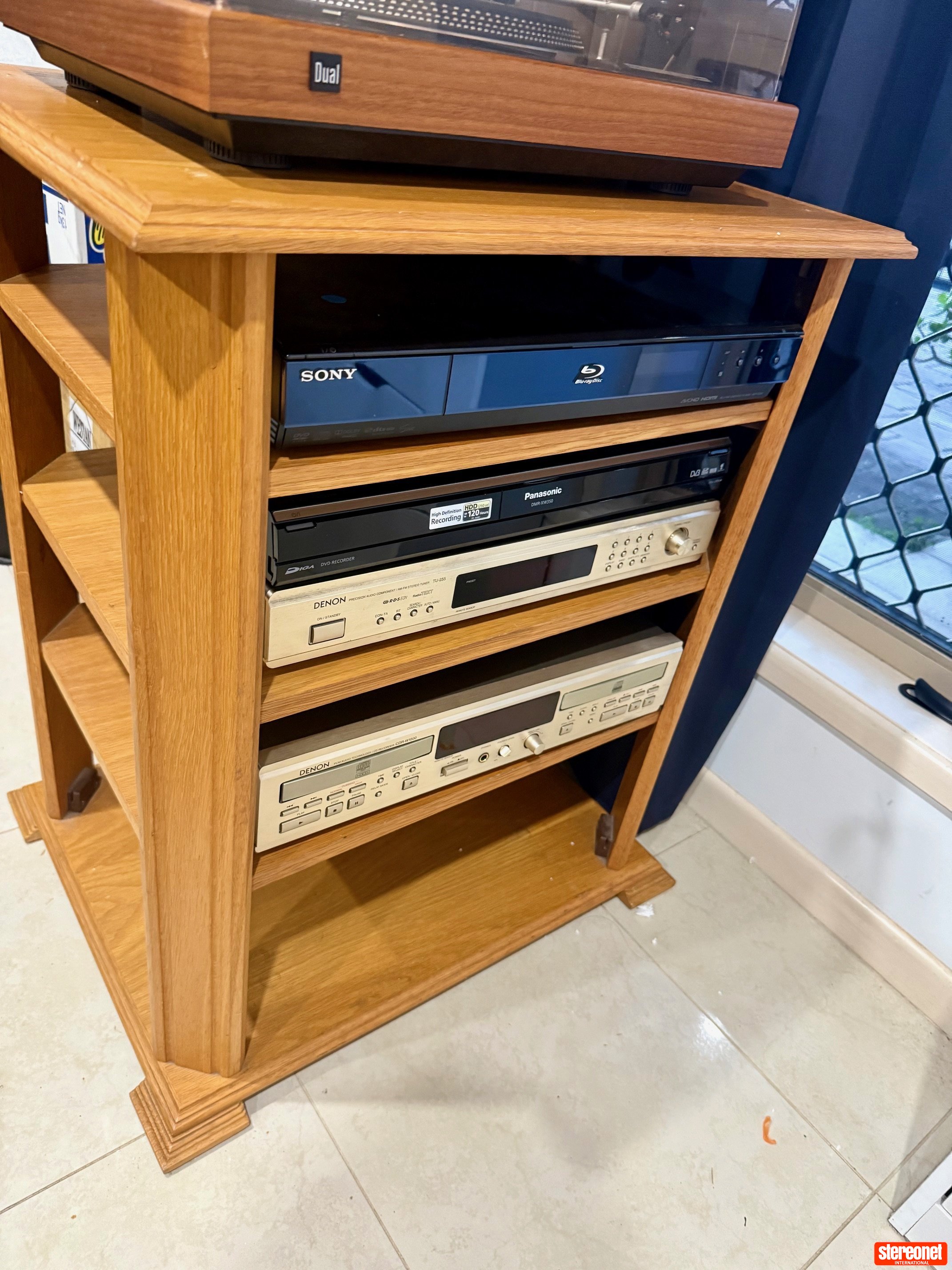 Oak Rack Audiorack American Oak Rack - Racks & Cabinets - StereoNET